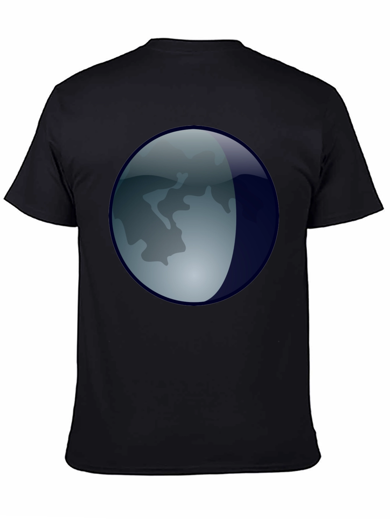 Lunar Orb T-Shirt - Black Graphic Tee