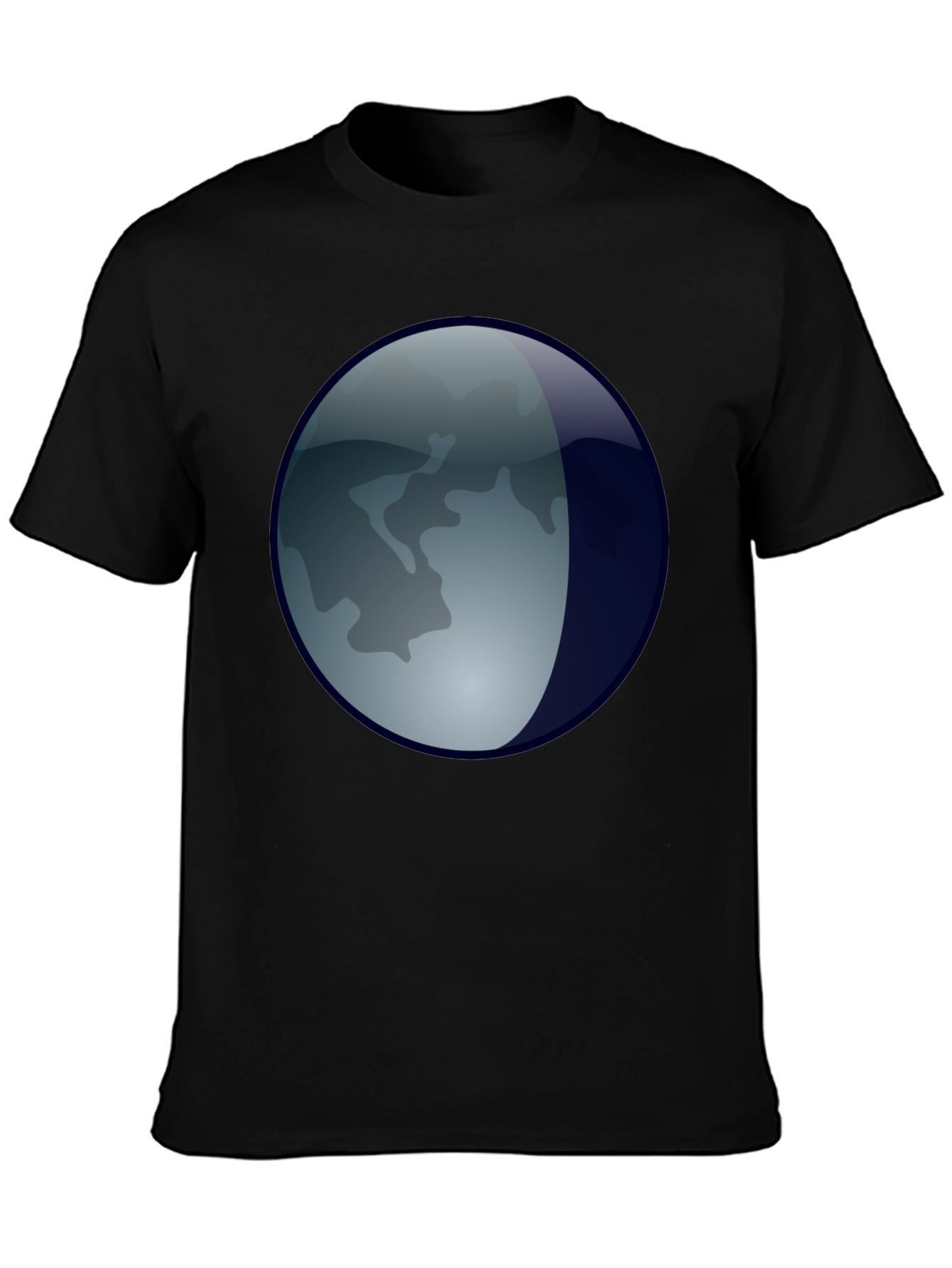 Lunar Orb T-Shirt - Black Graphic Tee