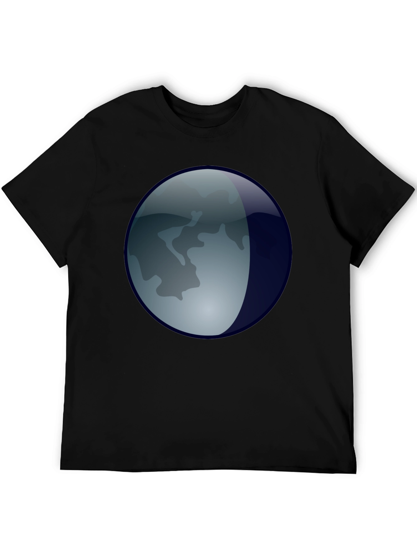 Lunar Orb T-Shirt - Black Graphic Tee
