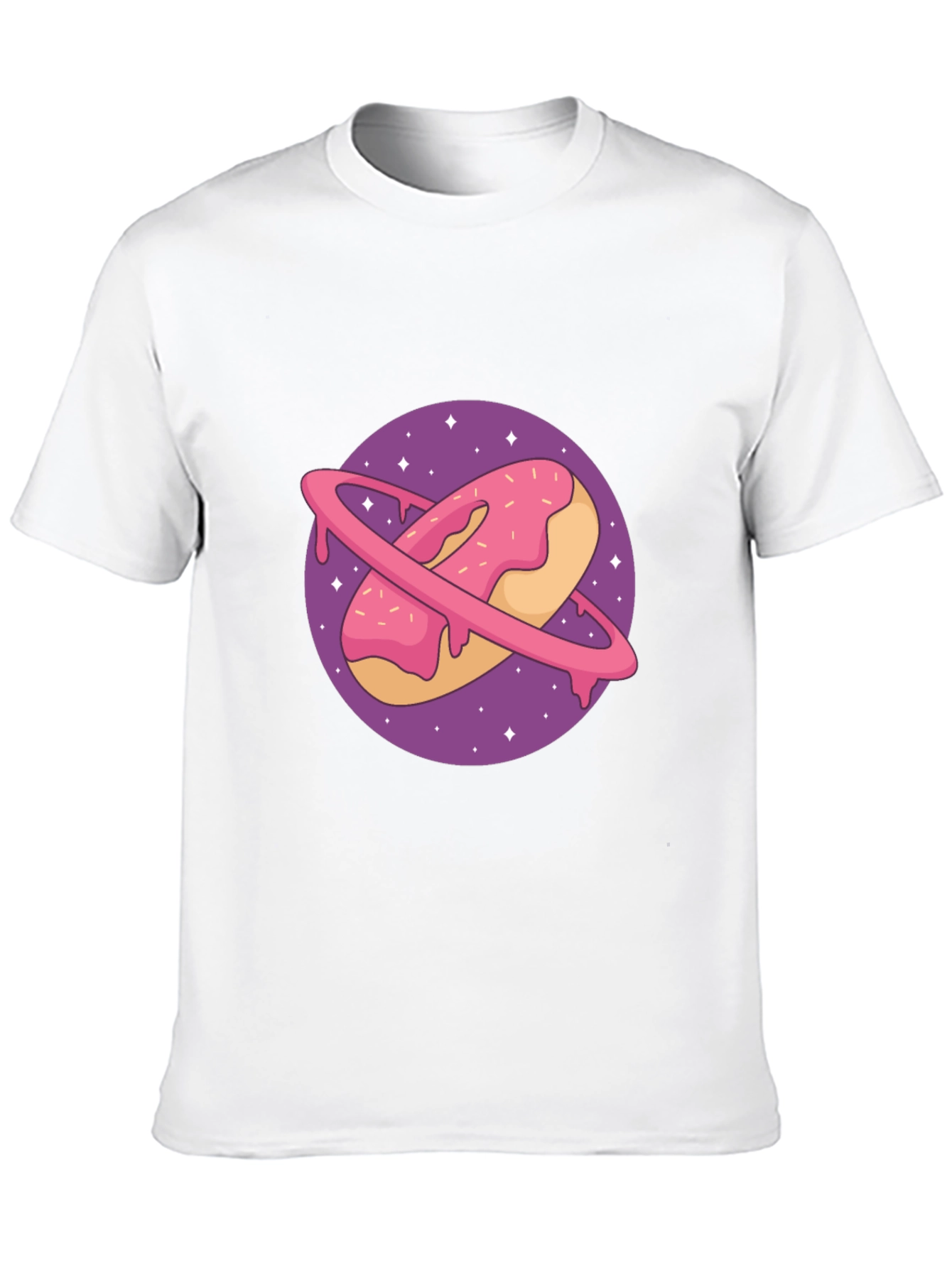 Donut Planet Graphic Tee - Space Foodie Style