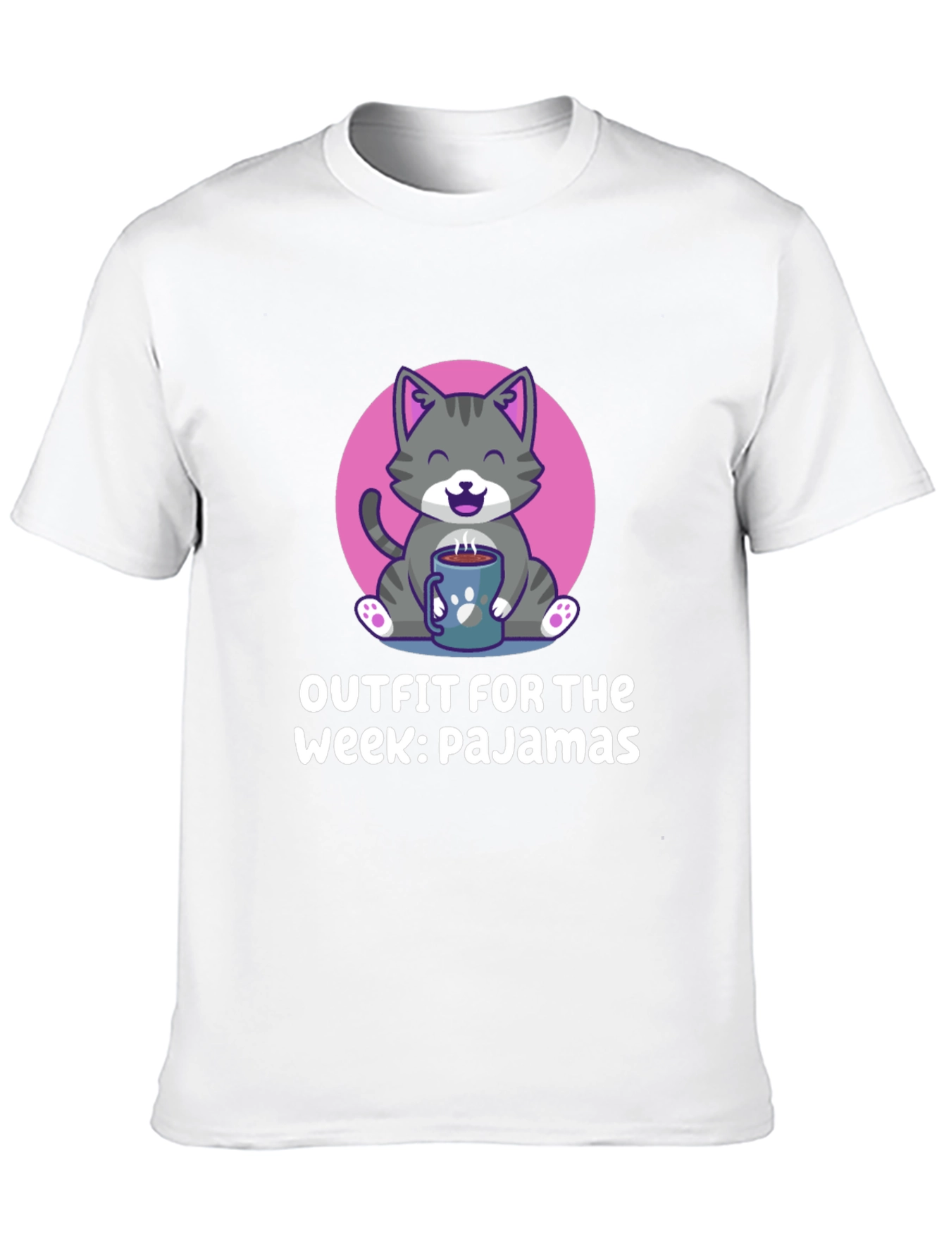 Cute Cat Pajama Outfit T-Shirt