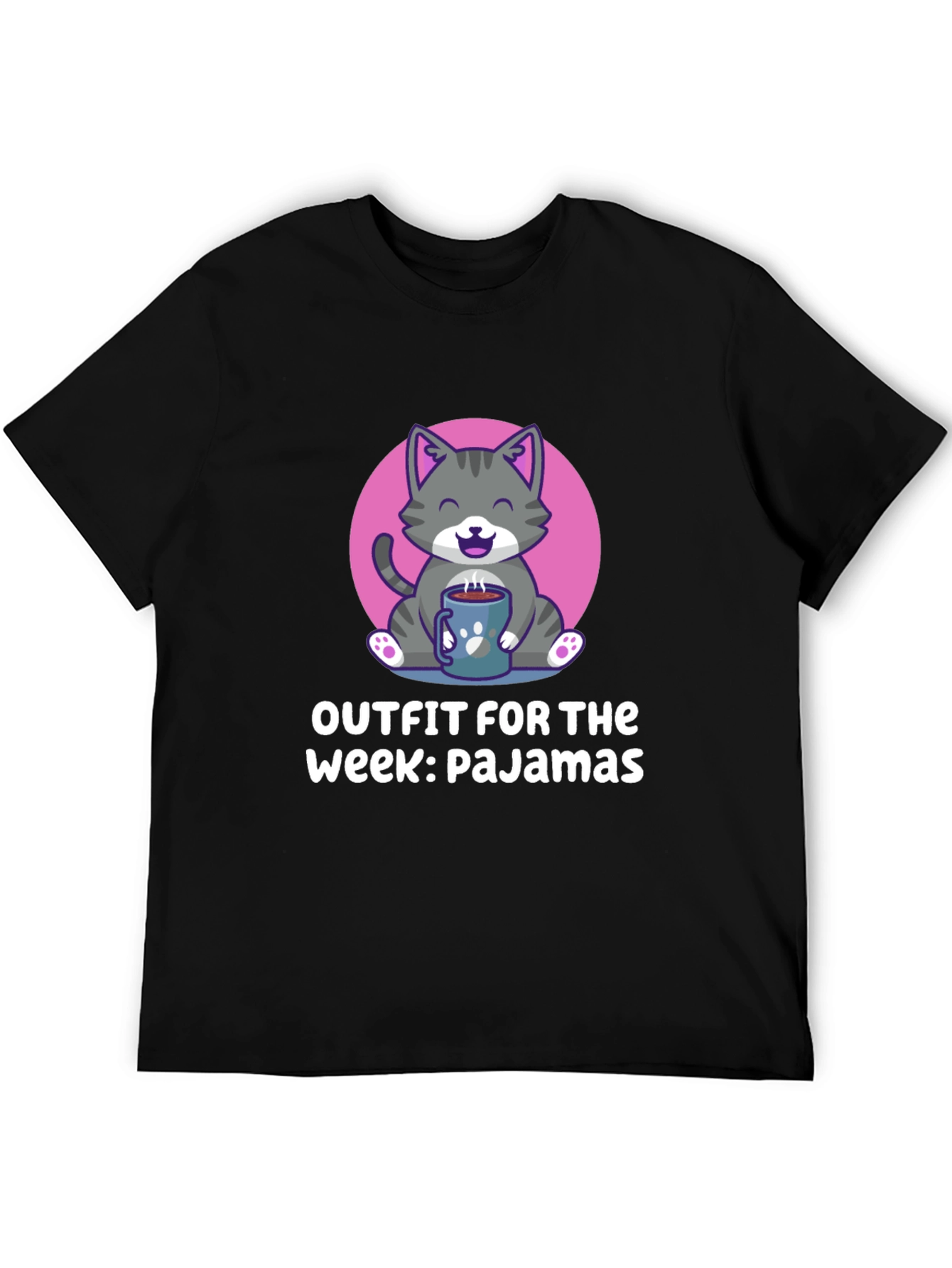 Cute Cat Pajama Outfit T-Shirt
