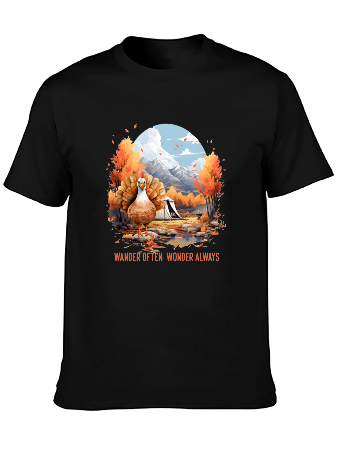 Wander Often Turkey Graphic T-Shirt