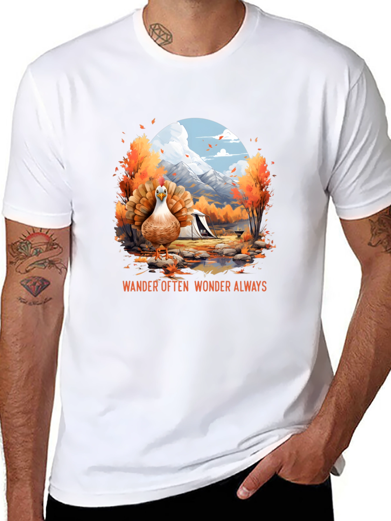 Wander Often Turkey Graphic T-Shirt