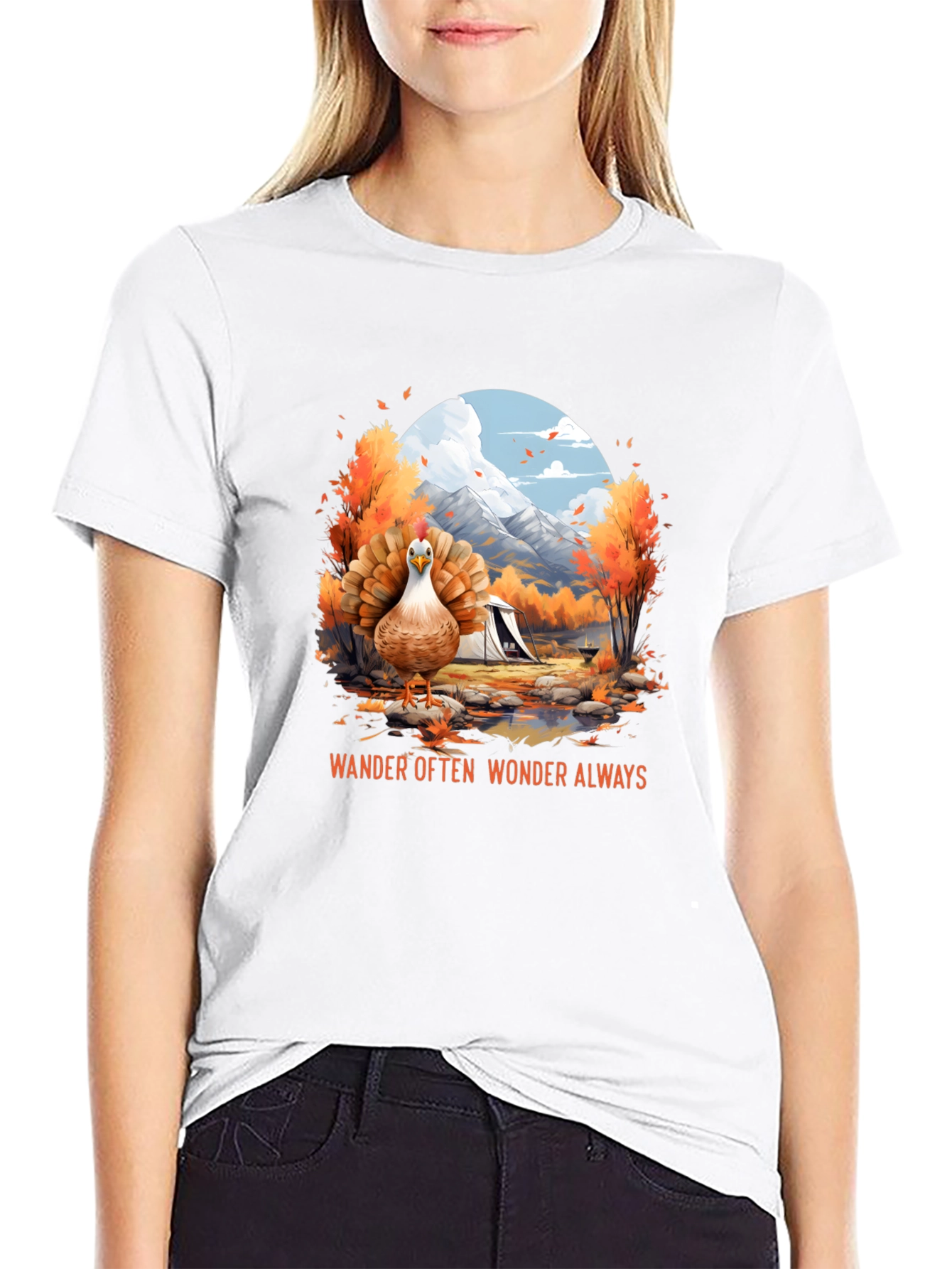 Wander Often Turkey Graphic T-Shirt