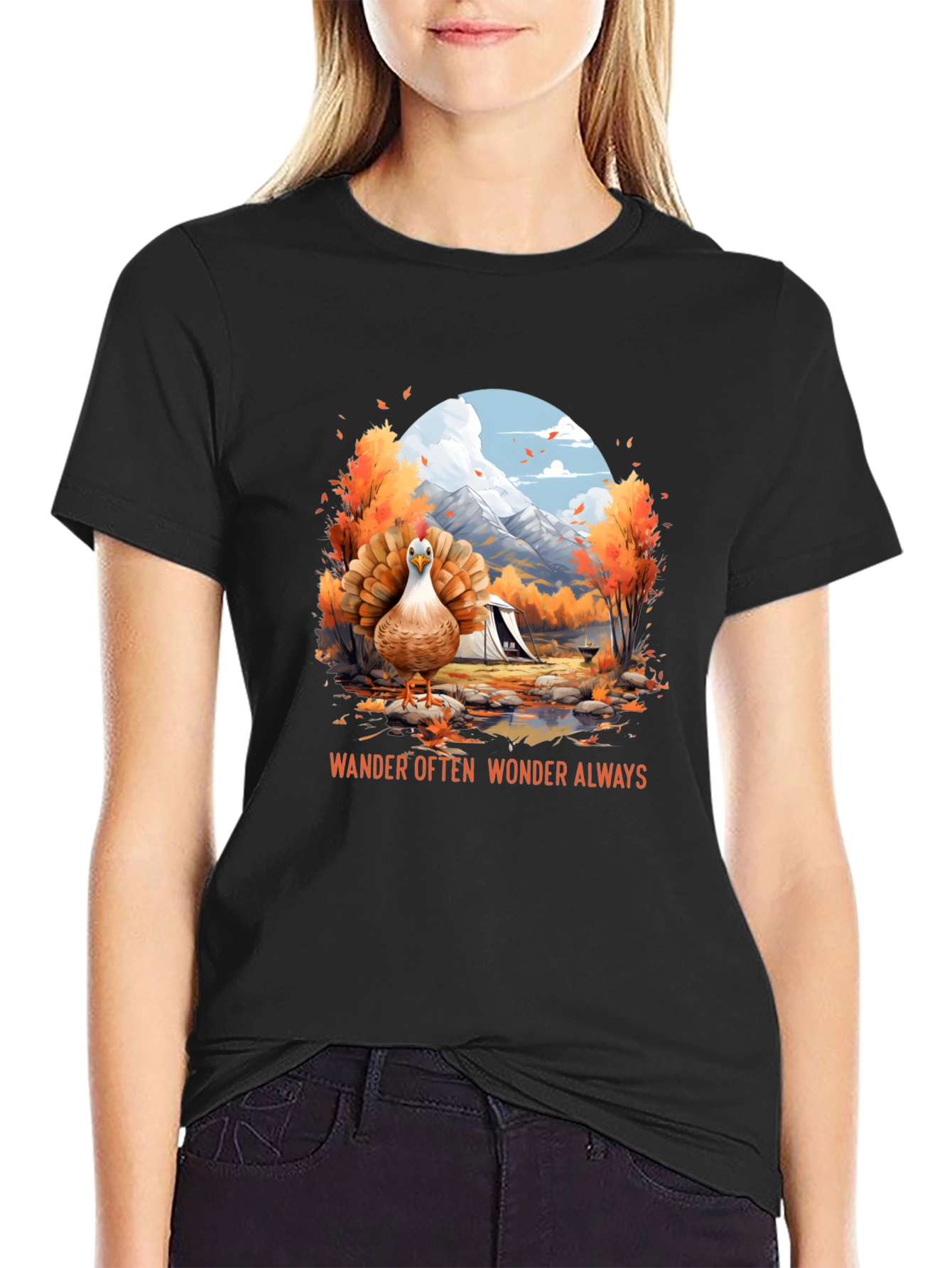 Wander Often Turkey Graphic T-Shirt