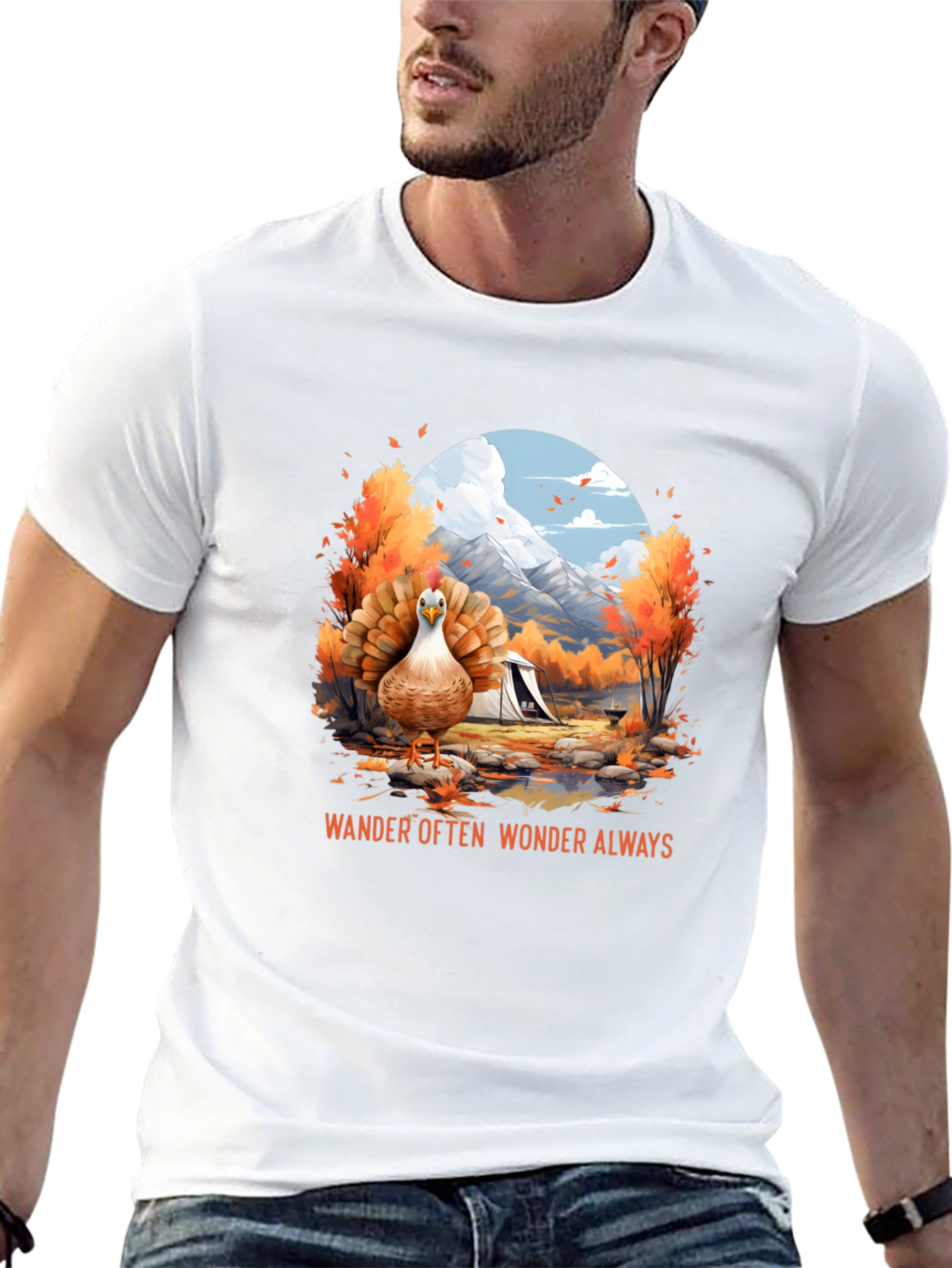 Wander Often Turkey Graphic T-Shirt
