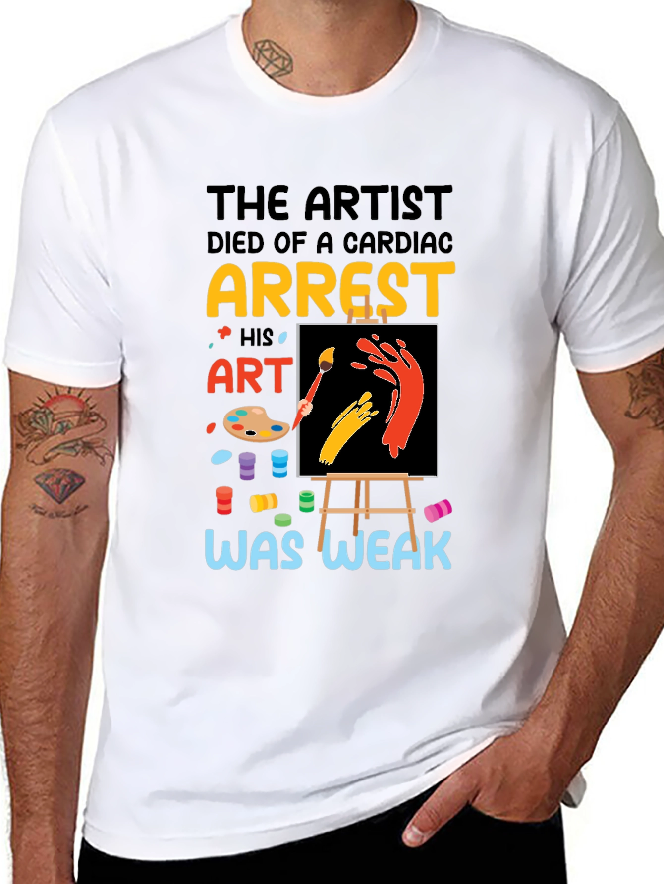Artist Cardiac Arrest Graphic T-Shirt