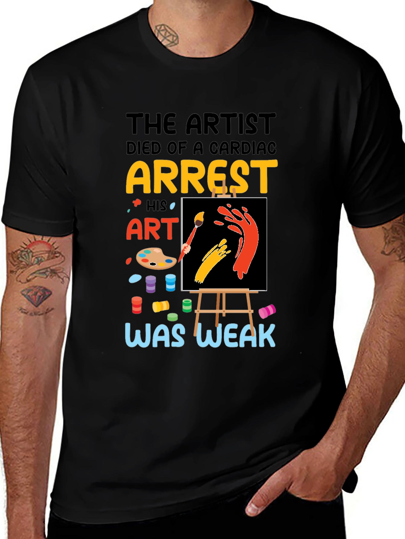 Artist Cardiac Arrest Graphic T-Shirt