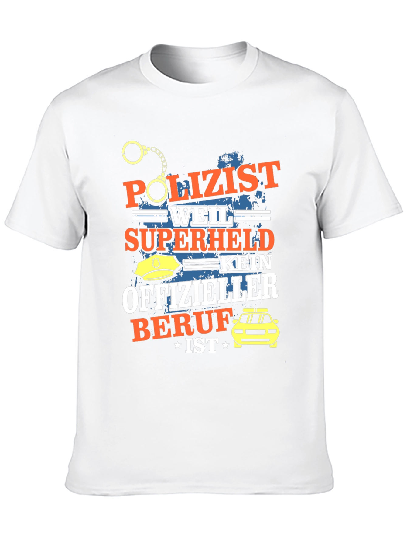 Funny German Police Officer Hero T-Shirt
