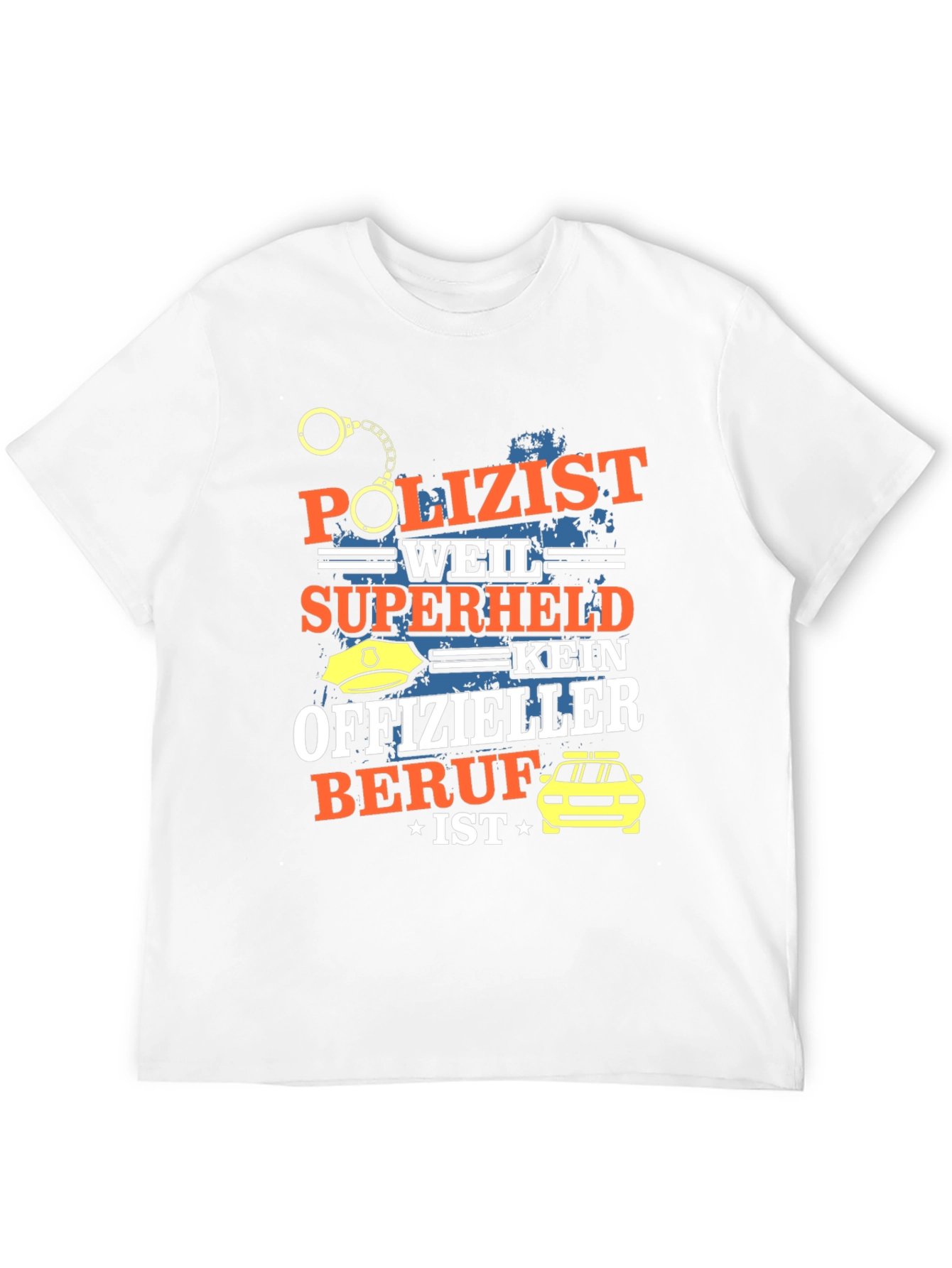 Funny German Police Officer Hero T-Shirt