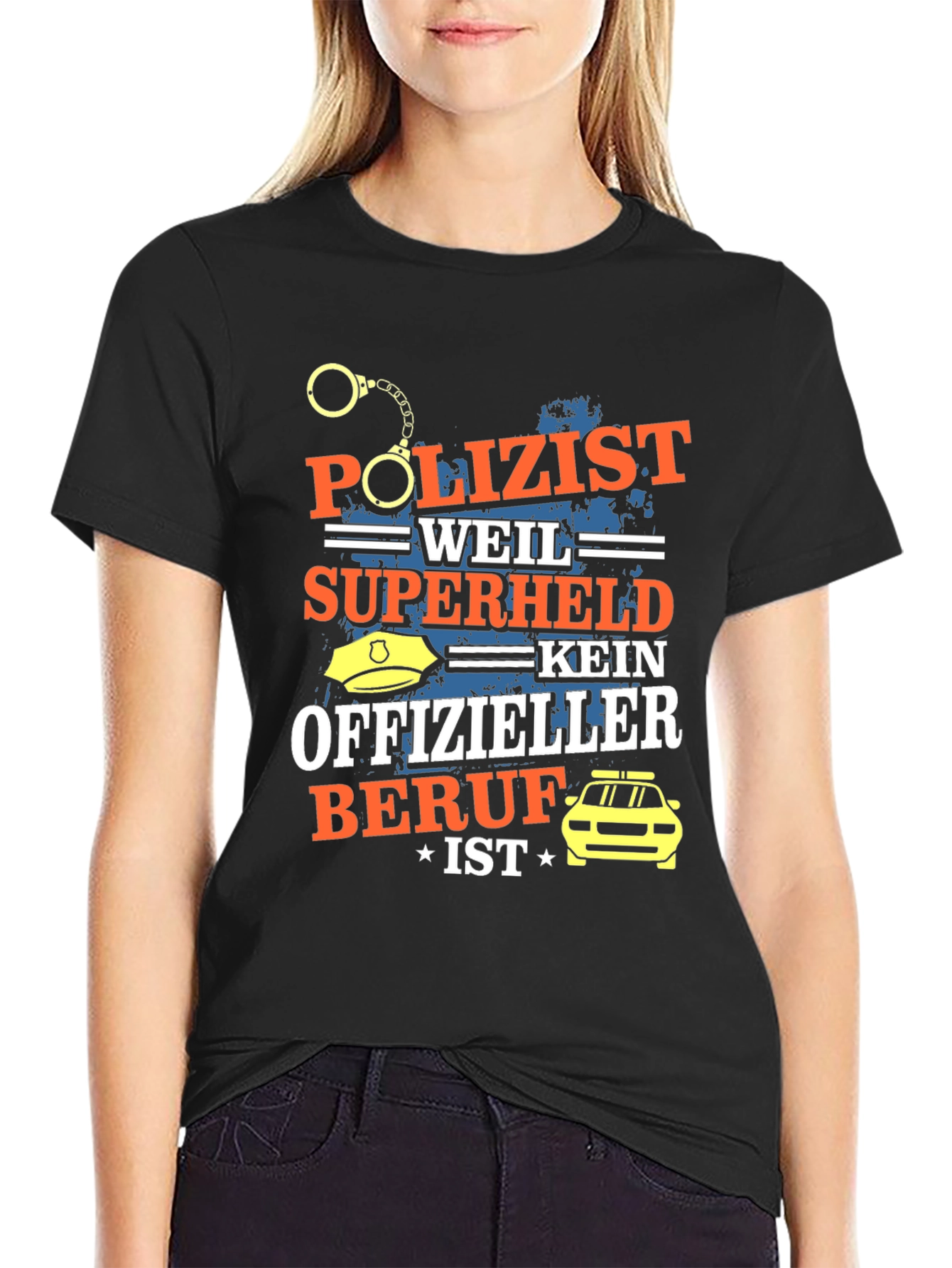 Funny German Police Officer Hero T-Shirt