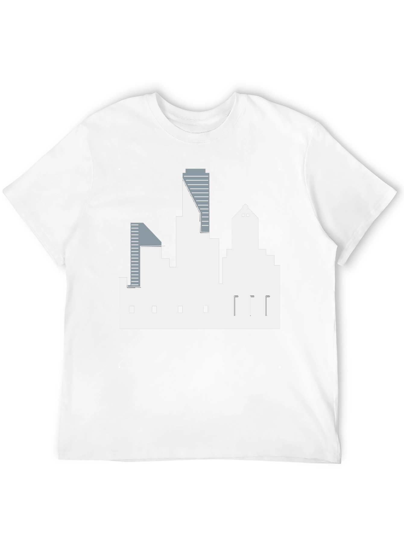 Cityscape Graphic Tee - Mens Black T-Shirt