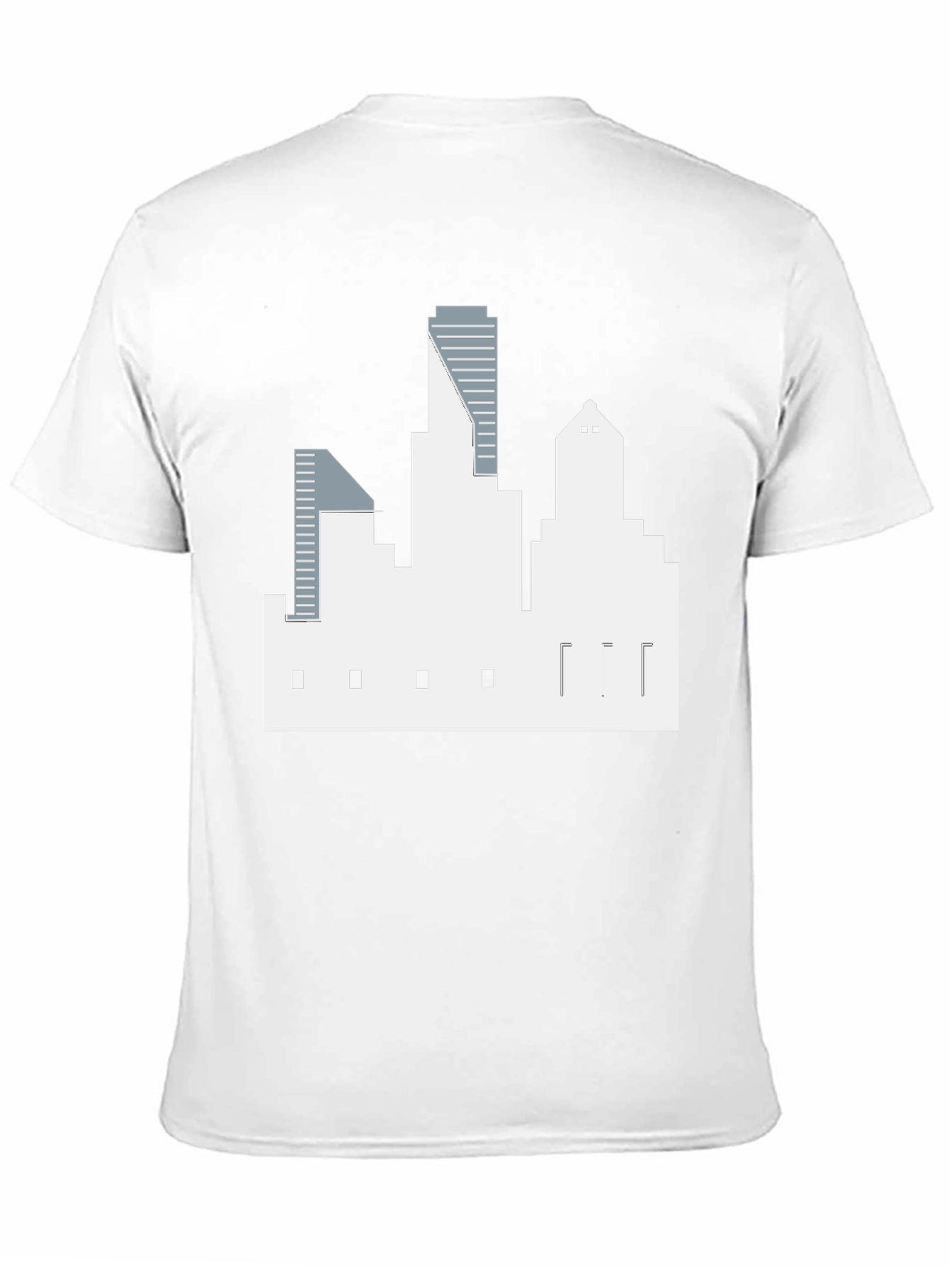Cityscape Graphic Tee - Mens Black T-Shirt