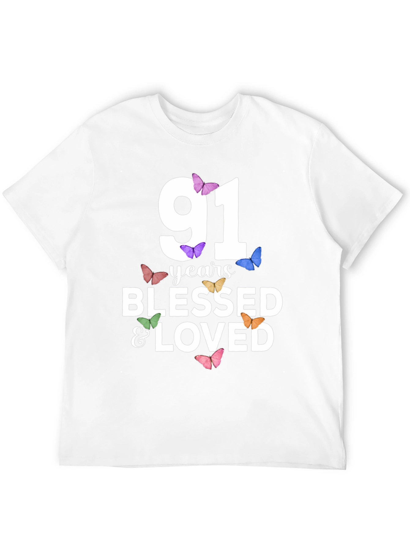 91 Years Blessed & Loved T-Shirt