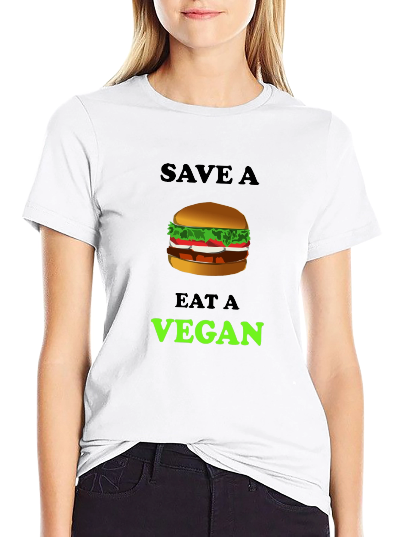 Save a Burger Eat a Vegan T-Shirt
