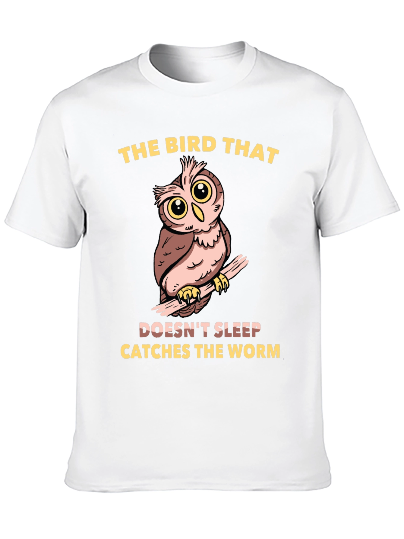 Owl T-Shirt - The Bird That Doesnt Sleep...