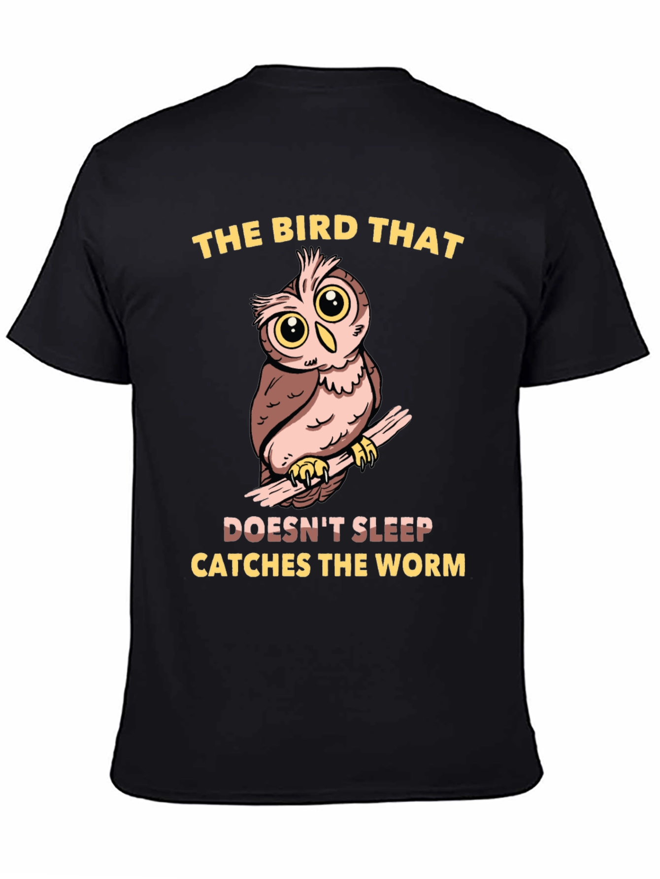 Owl T-Shirt - The Bird That Doesnt Sleep...
