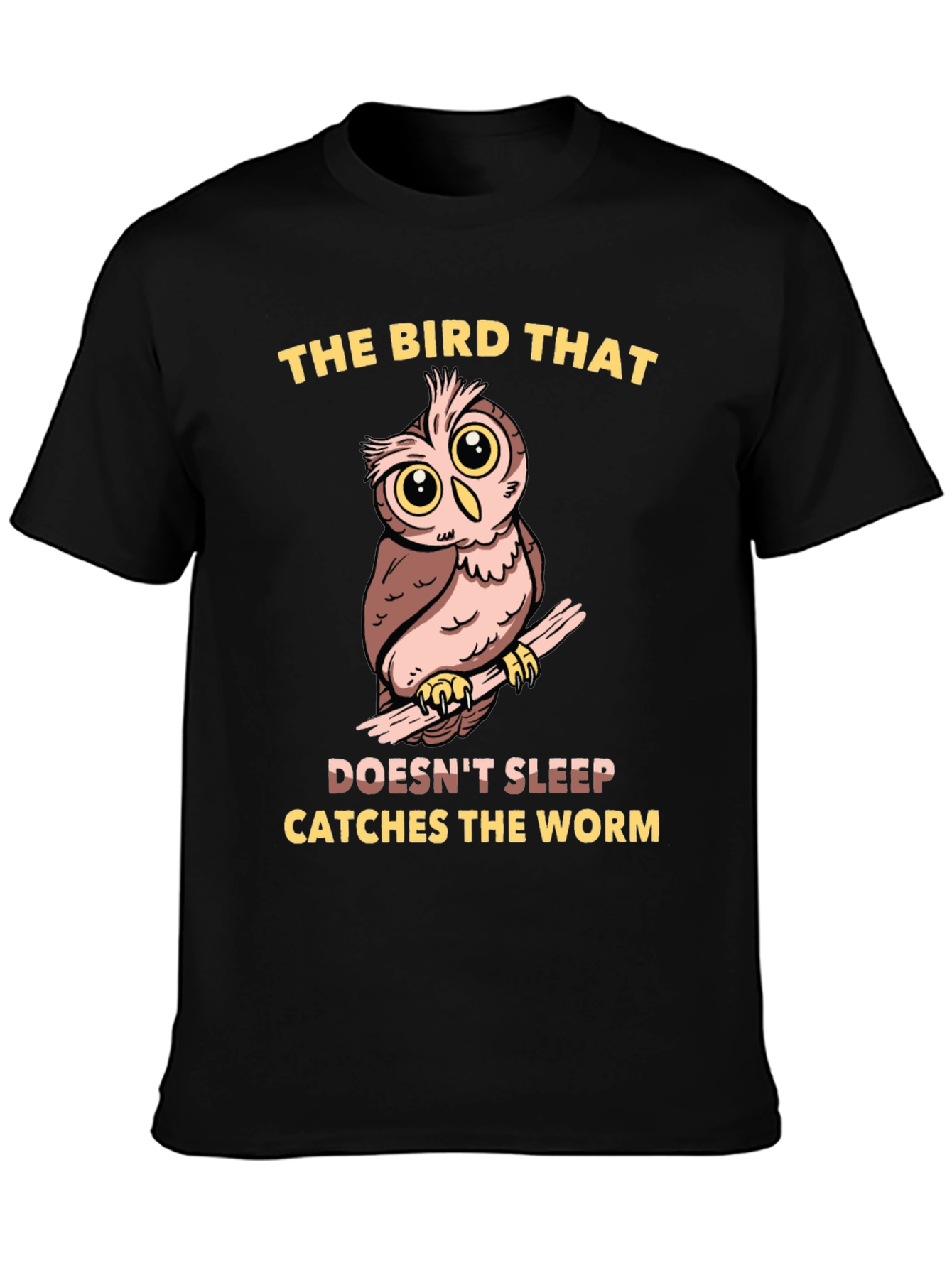 Owl T-Shirt - The Bird That Doesnt Sleep...
