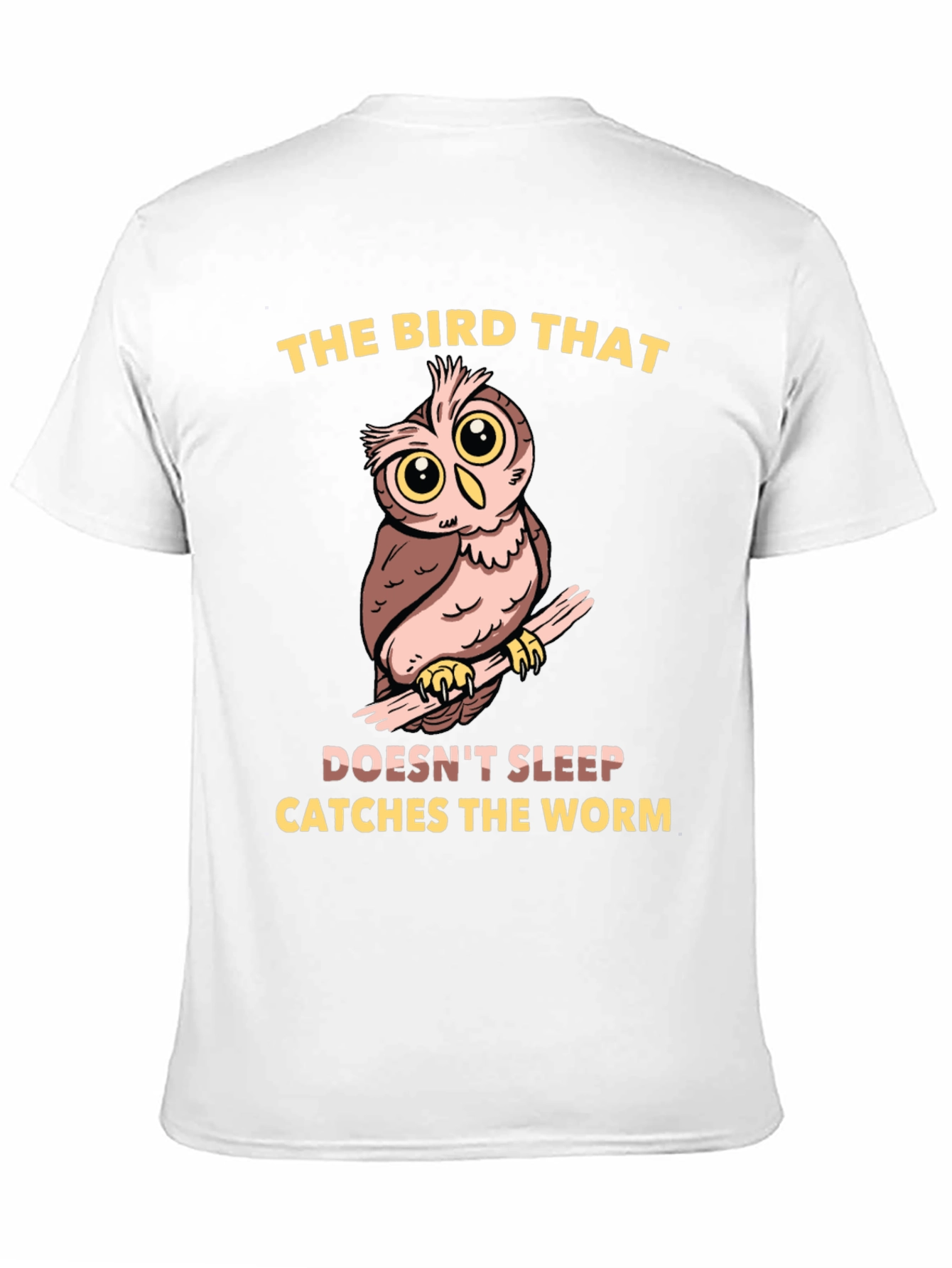 Owl T-Shirt - The Bird That Doesnt Sleep...