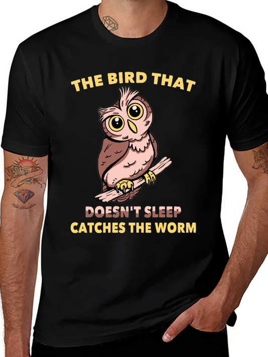 Owl T-Shirt - The Bird That Doesnt Sleep...