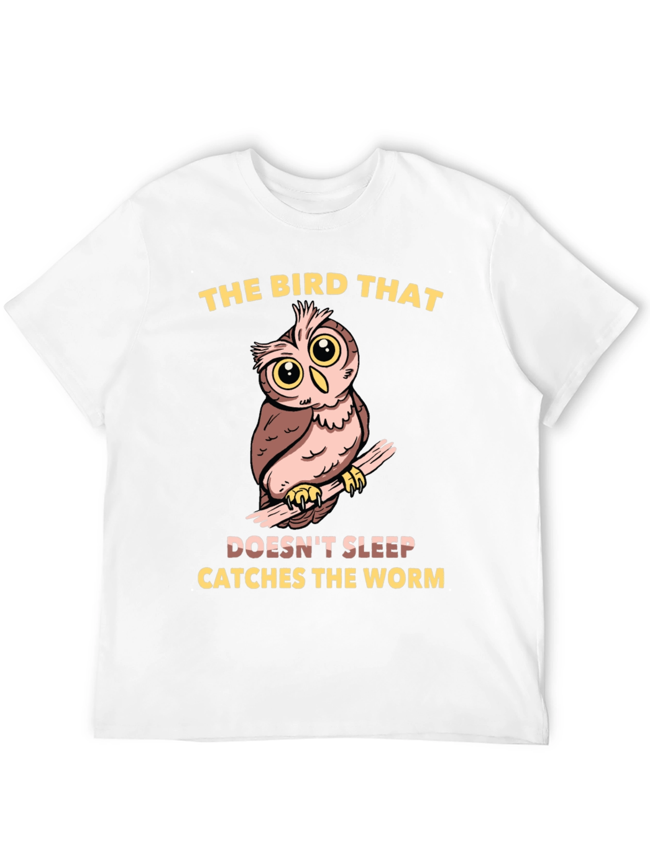 Owl T-Shirt - The Bird That Doesnt Sleep...