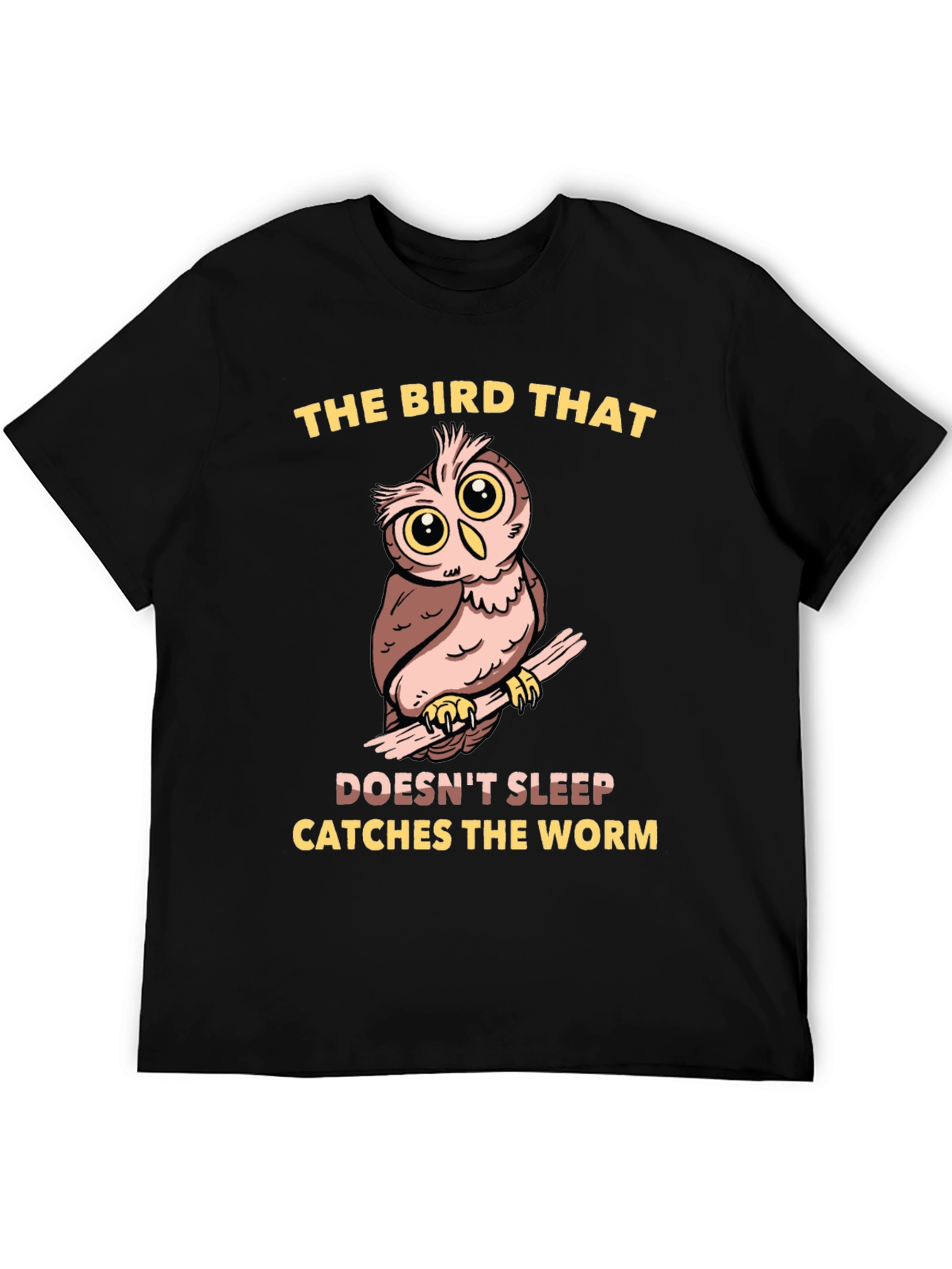 Owl T-Shirt - The Bird That Doesnt Sleep...