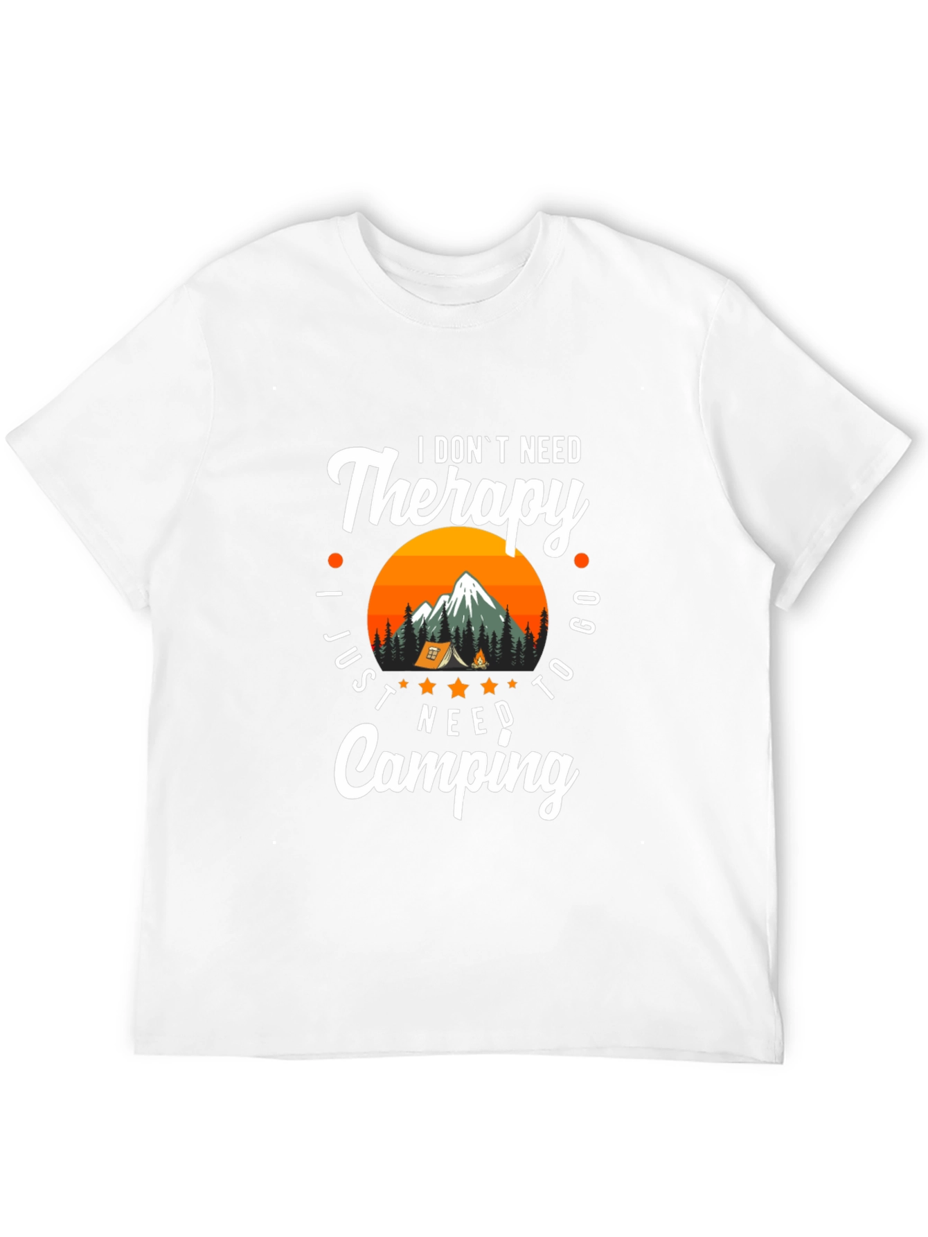 Therapy Camping Graphic T-Shirt