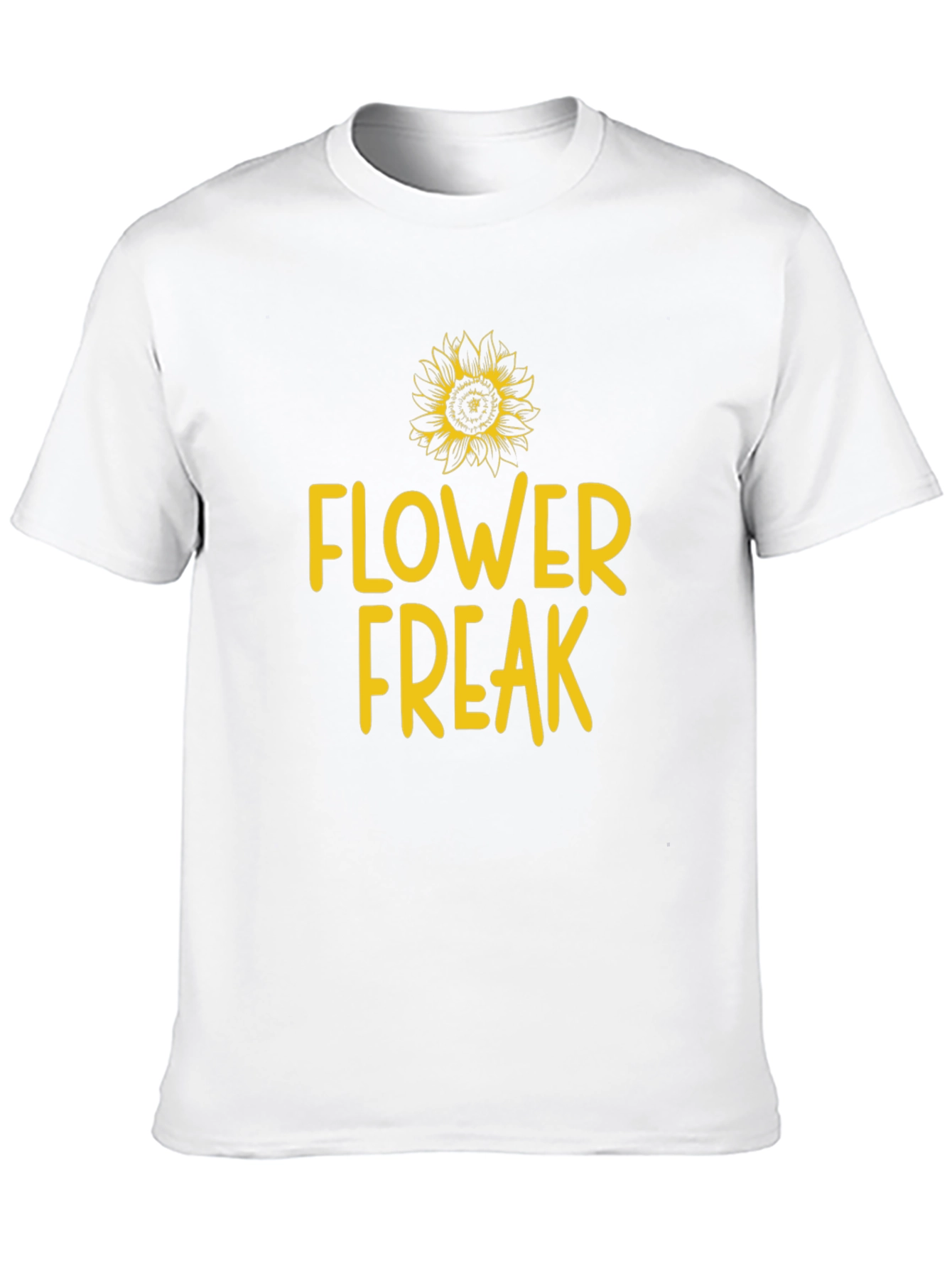 Flower Freak Graphic Tee - Sunflower Lover Shirt