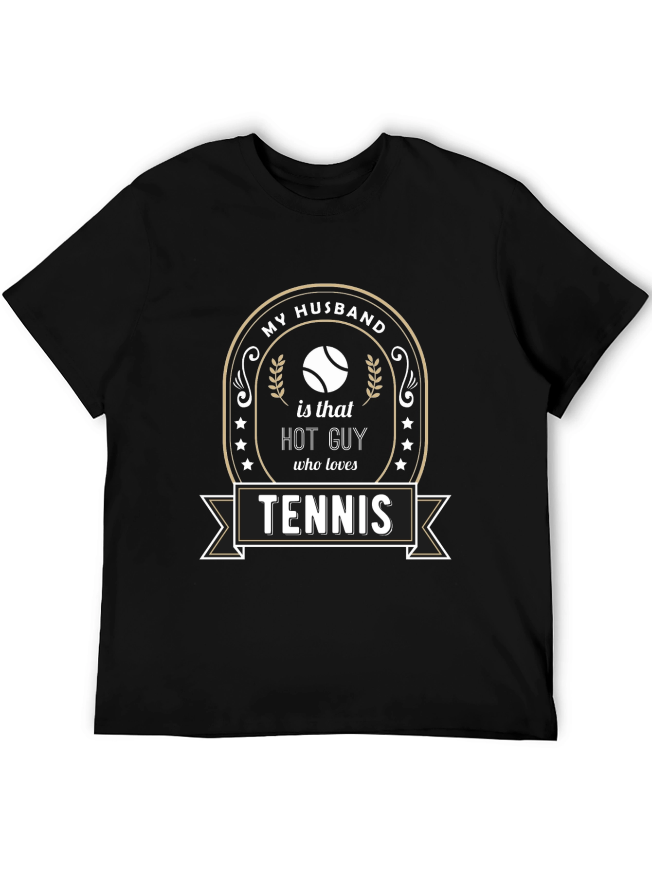 My Husband Tennis Lover Funny Graphic T-Shirt