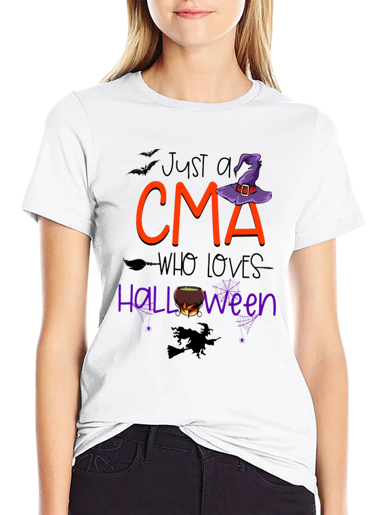 Just a CMA Who Loves Halloween T-Shirt