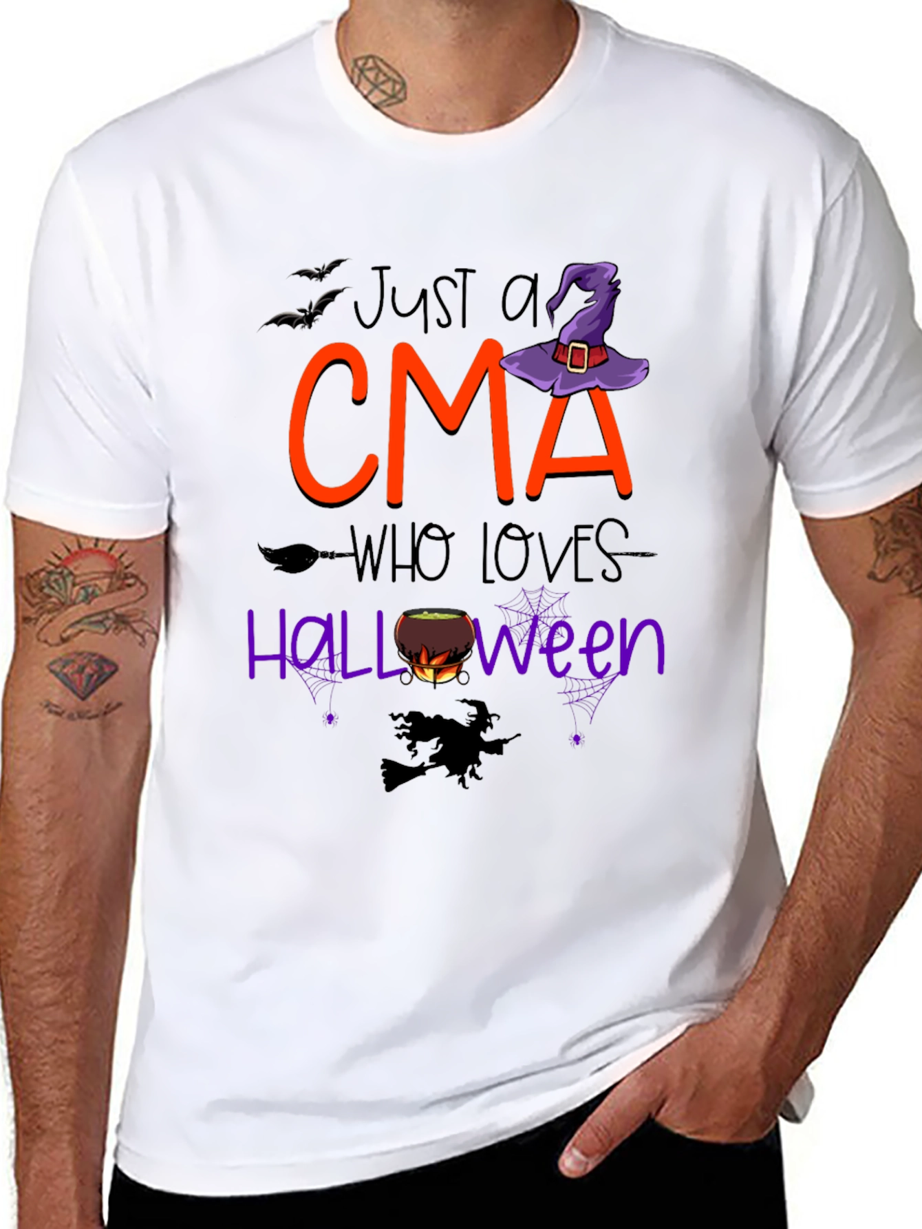 Just a CMA Who Loves Halloween T-Shirt