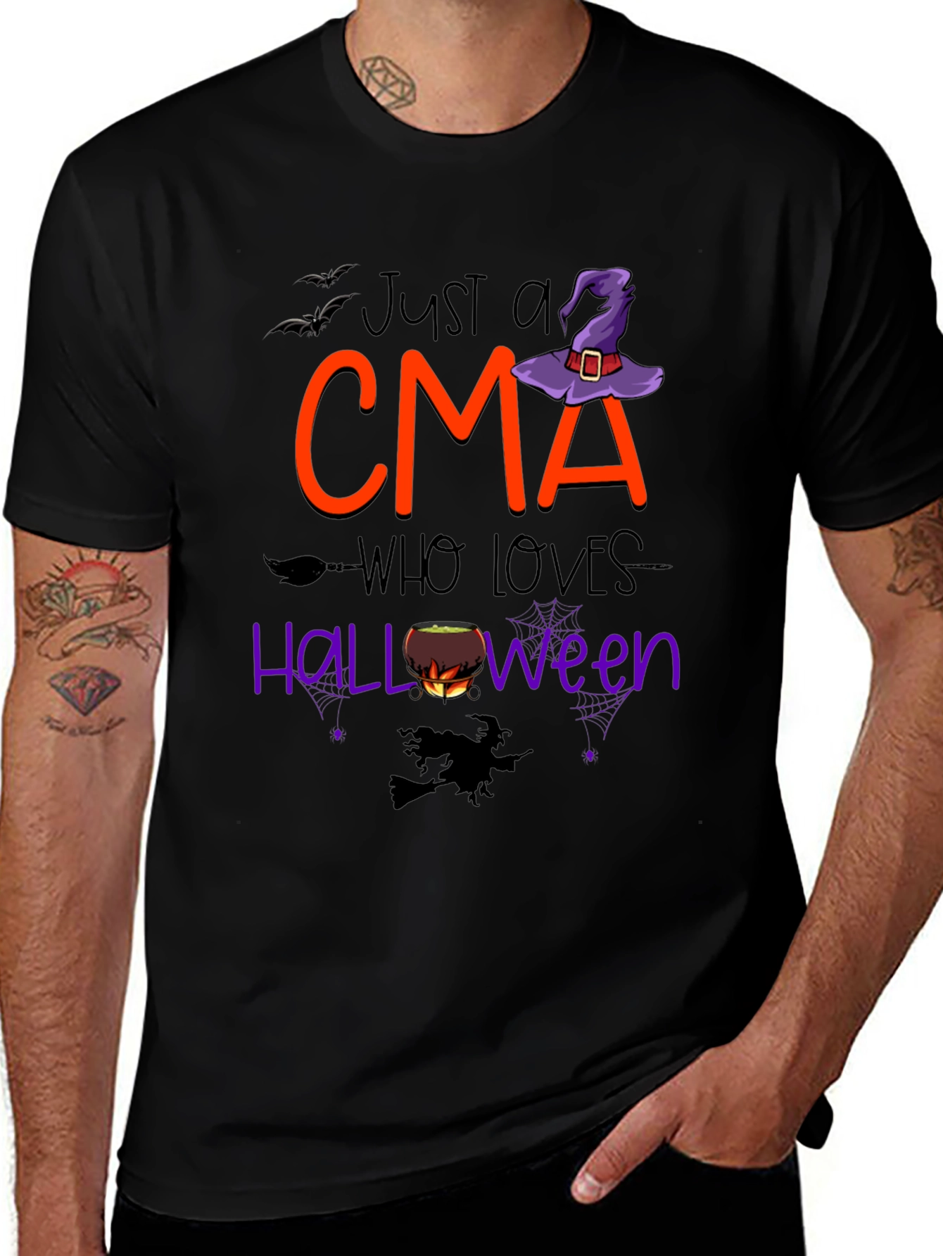 Just a CMA Who Loves Halloween T-Shirt