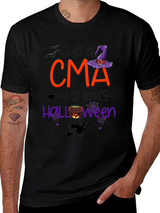 Just a CMA Who Loves Halloween T-Shirt