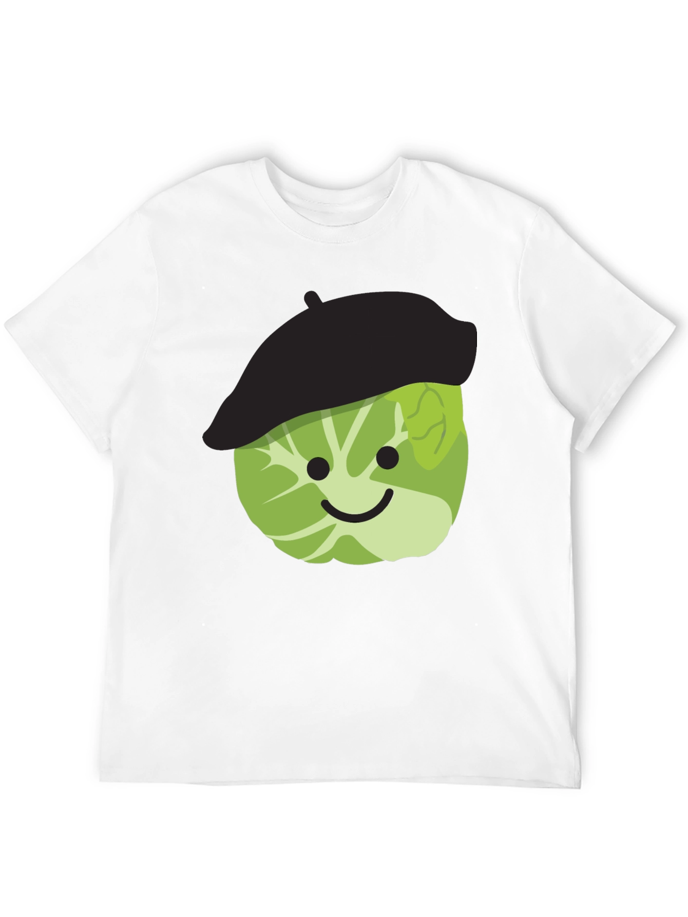 Brussels Sprout Beret Funny T-Shirt