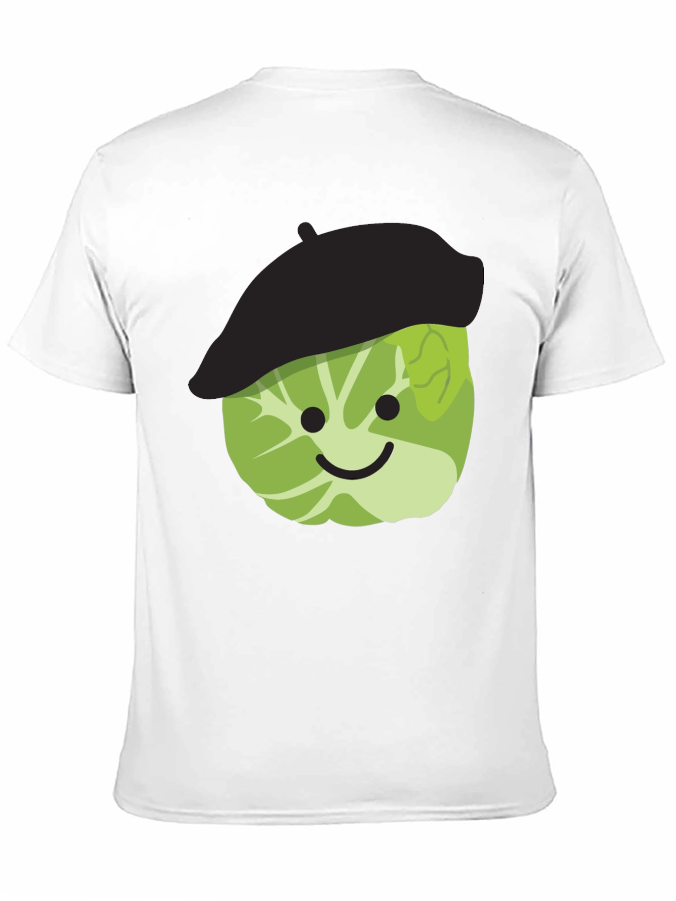 Brussels Sprout Beret Funny T-Shirt