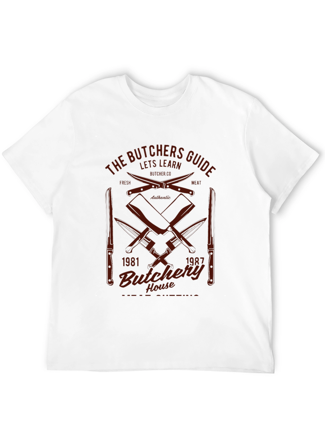 Butchers Guide Black Graphic Tee