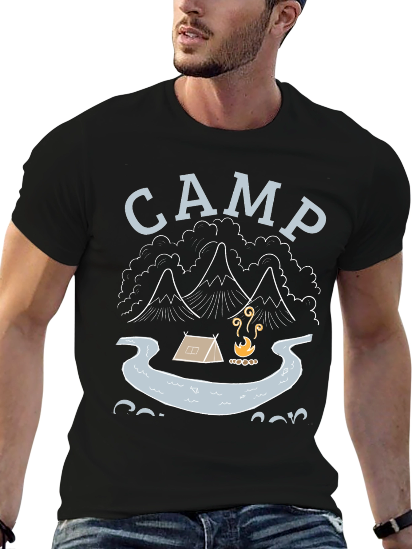 Camp Graphic Tee - Outdoor Adventure T-Shirt