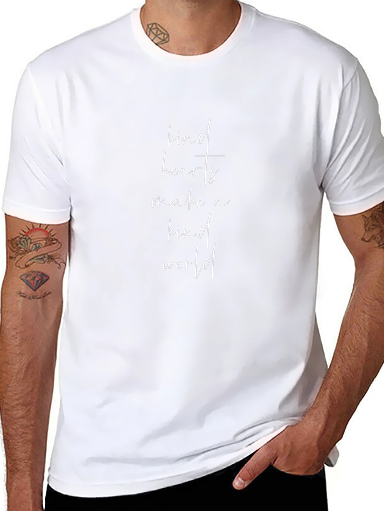Kind Hearts Make a Kind World Graphic Tee