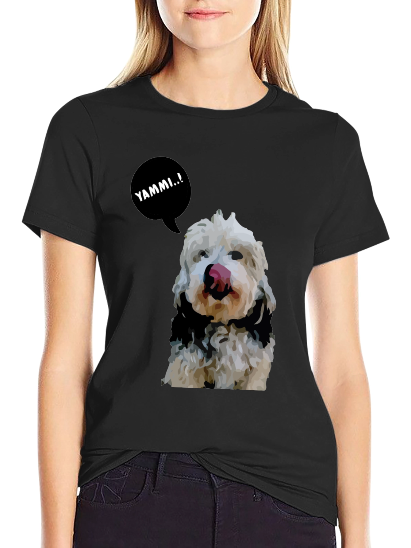 Yammi Dog Black T-Shirt