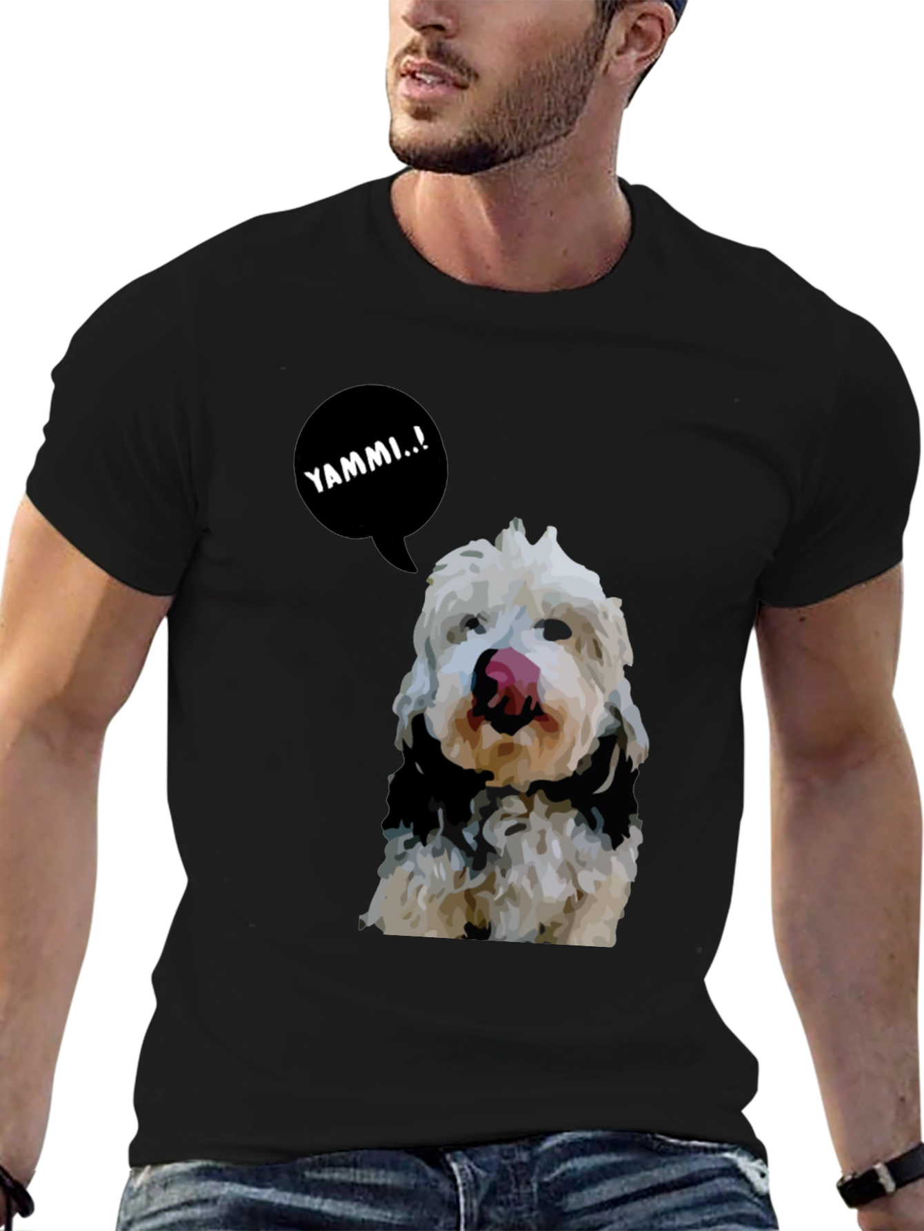 Yammi Dog Black T-Shirt
