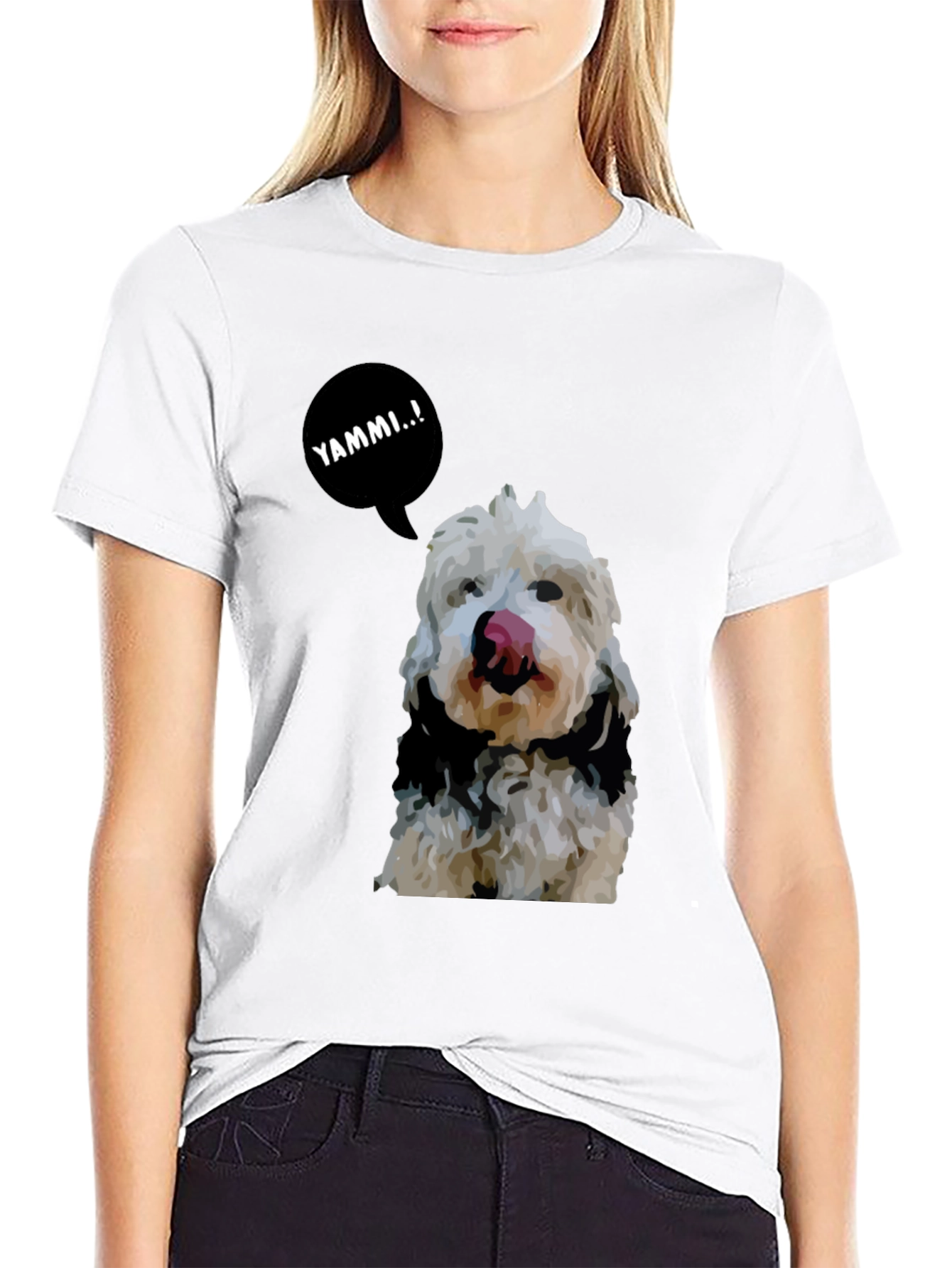 Yammi Dog Black T-Shirt