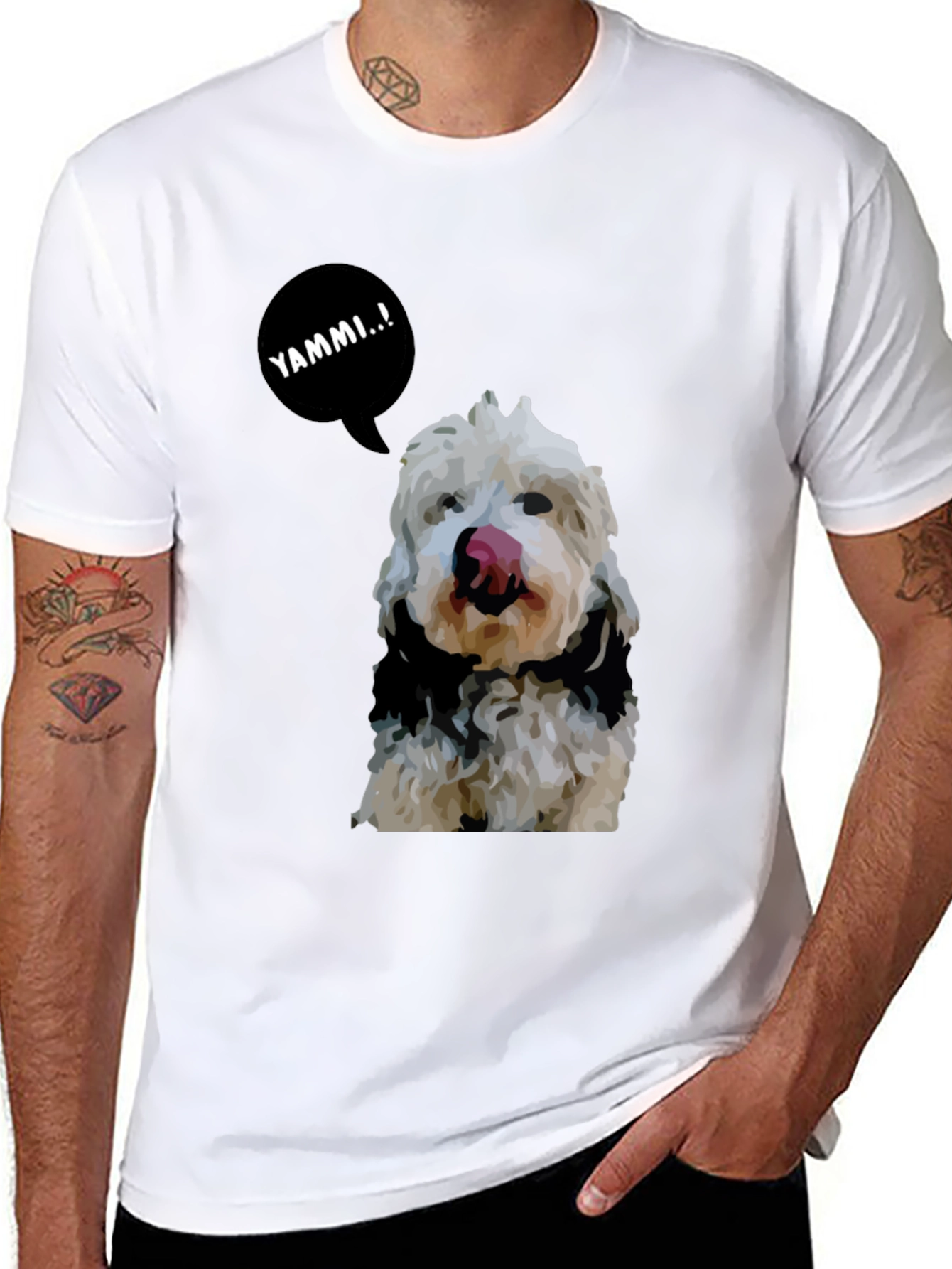 Yammi Dog Black T-Shirt