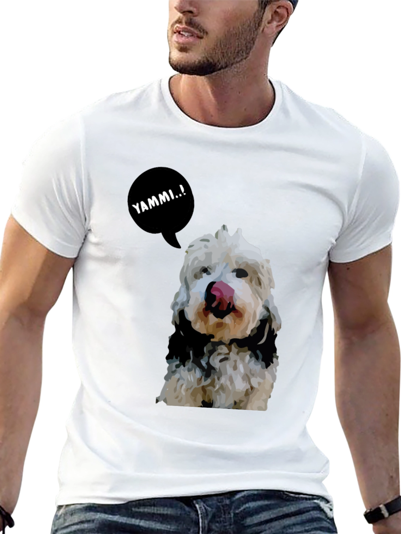 Yammi Dog Black T-Shirt