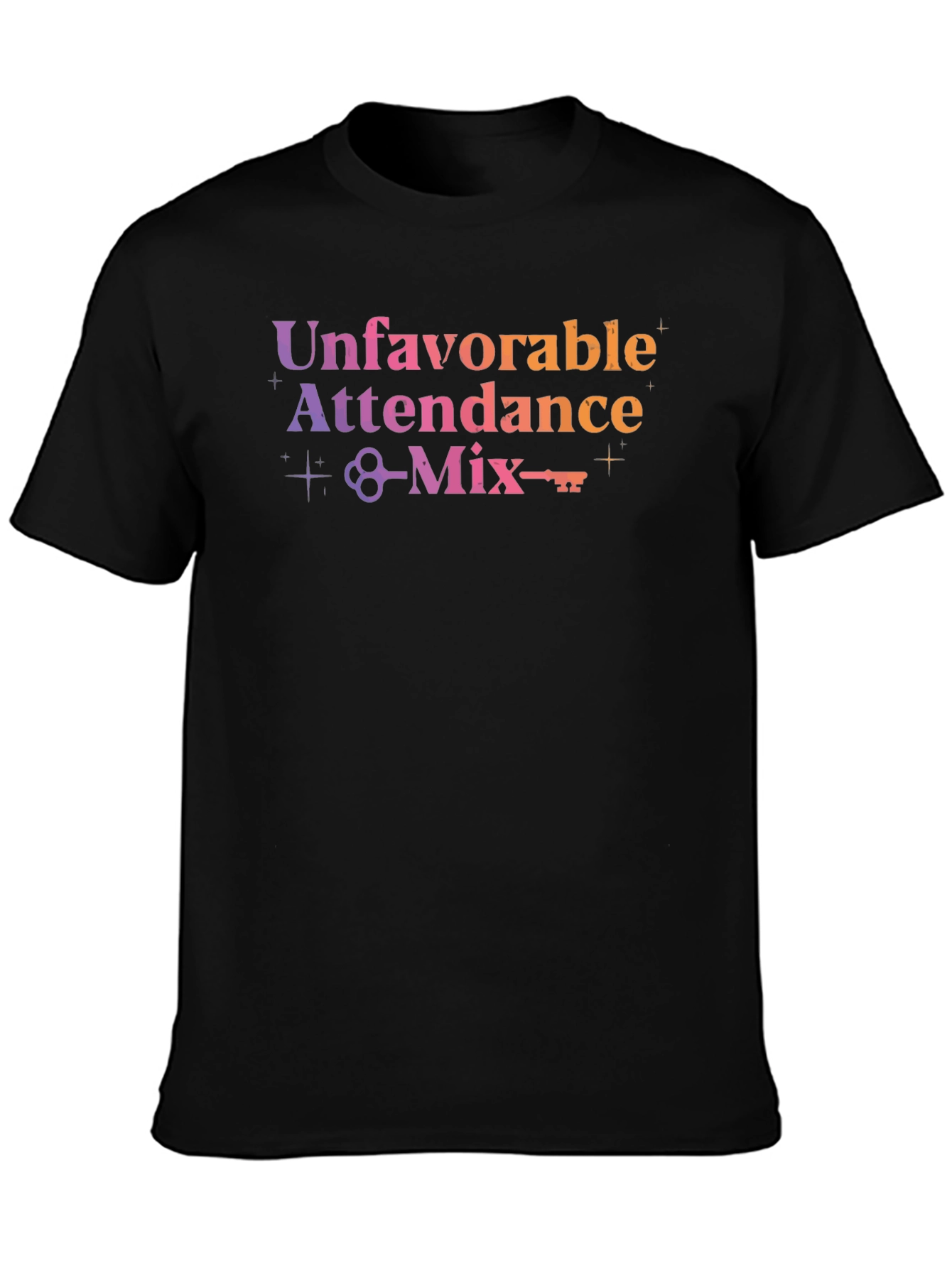 Unfavorable Attendance Mix Graphic Tee