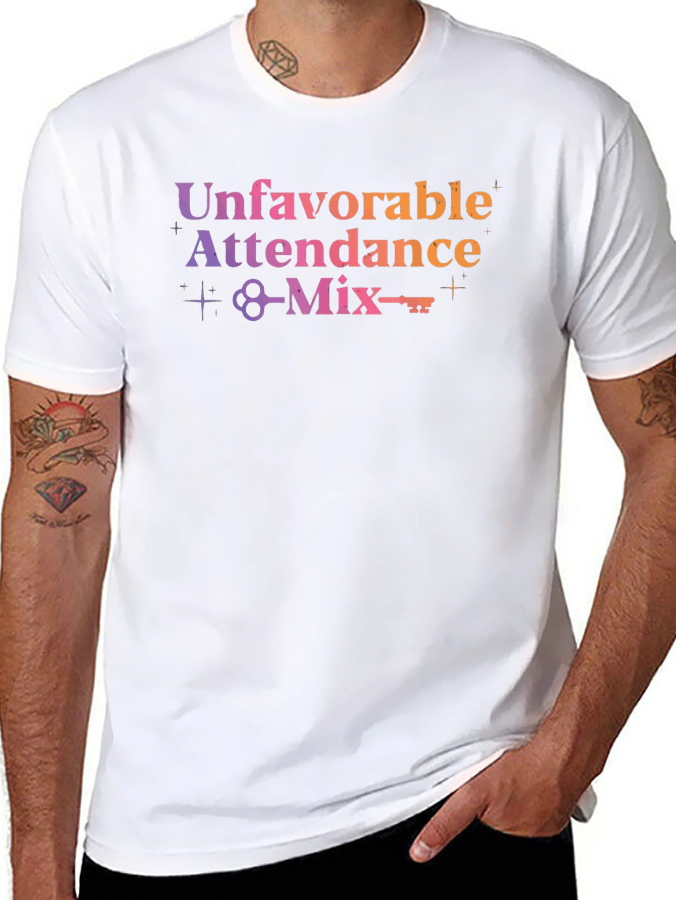 Unfavorable Attendance Mix Graphic Tee
