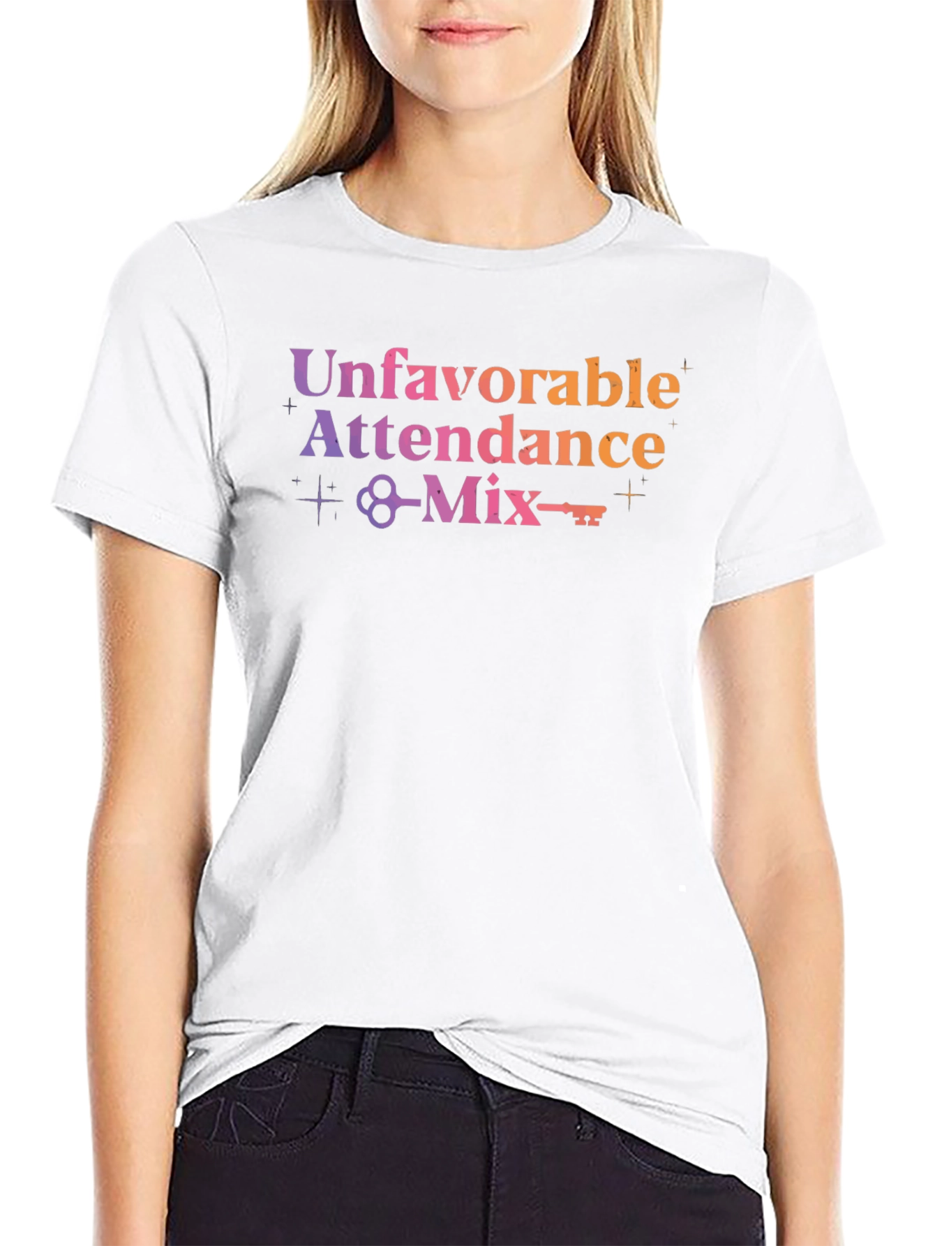 Unfavorable Attendance Mix Graphic Tee