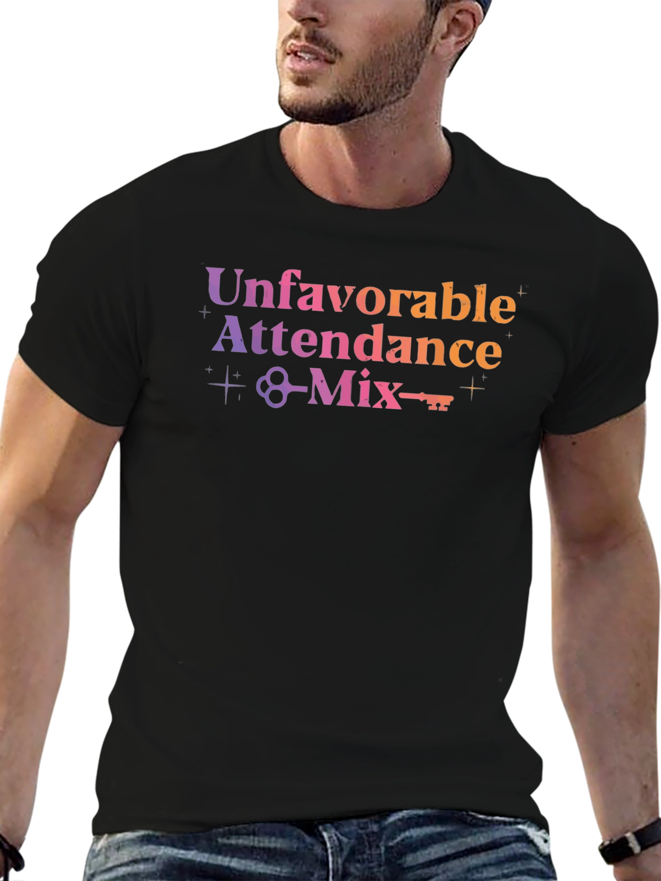 Unfavorable Attendance Mix Graphic Tee