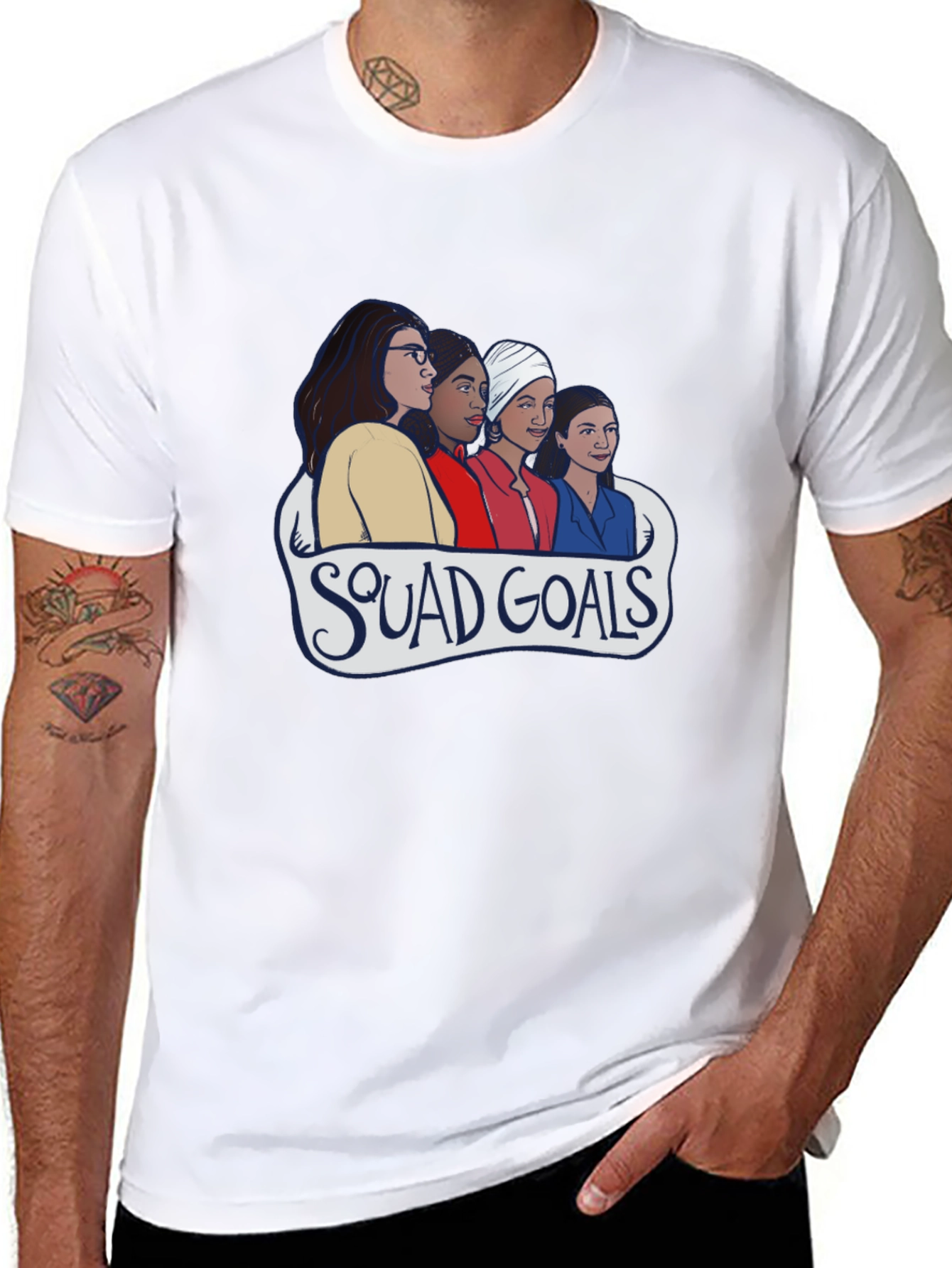 Squad Goals Graphic Tee - Black