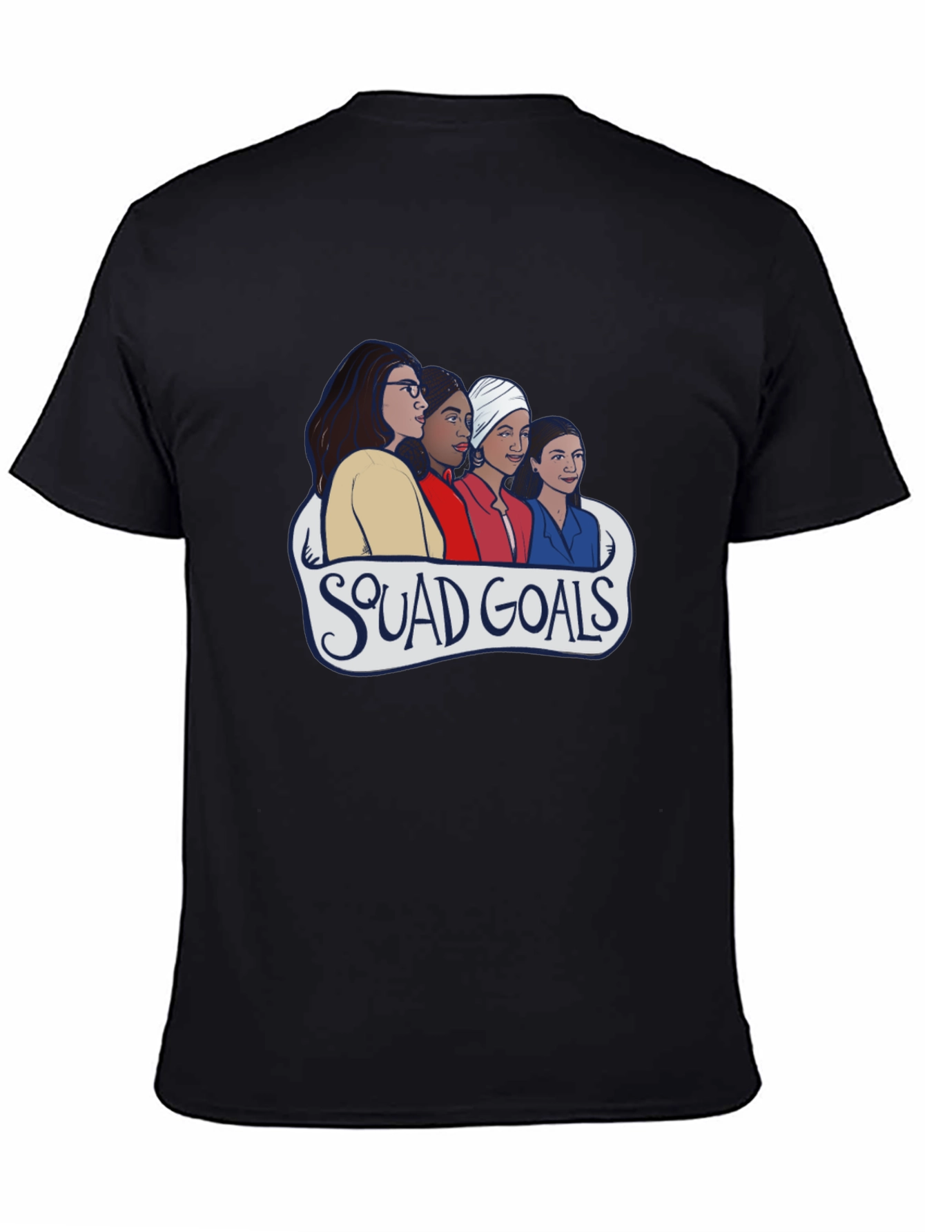Squad Goals Graphic Tee - Black